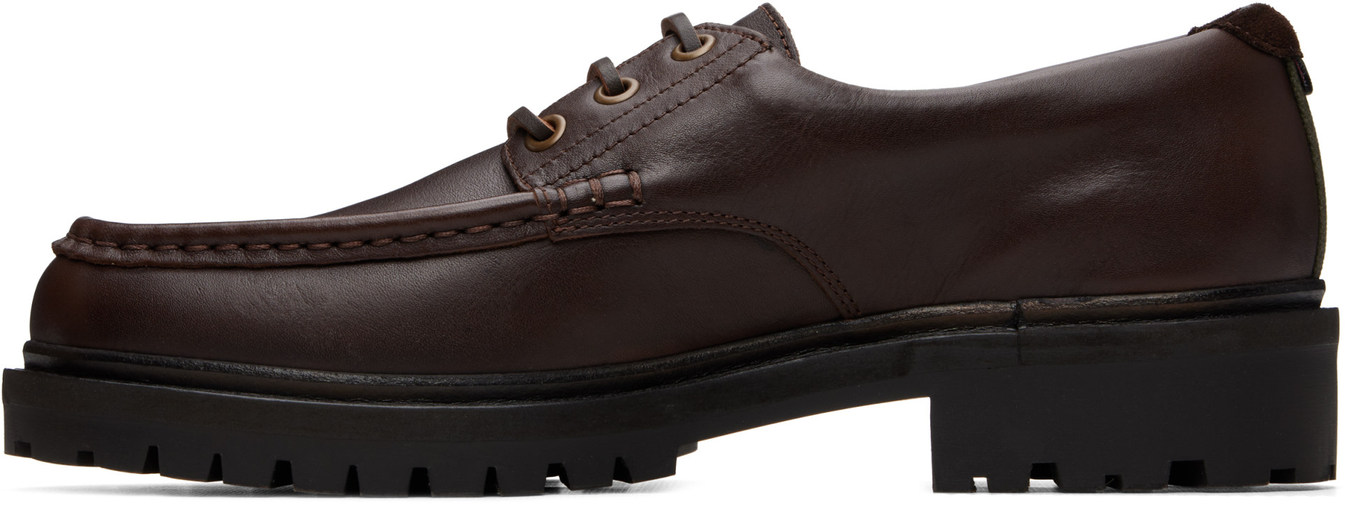Barbour - Brown Paxton Apron Leather Derbys