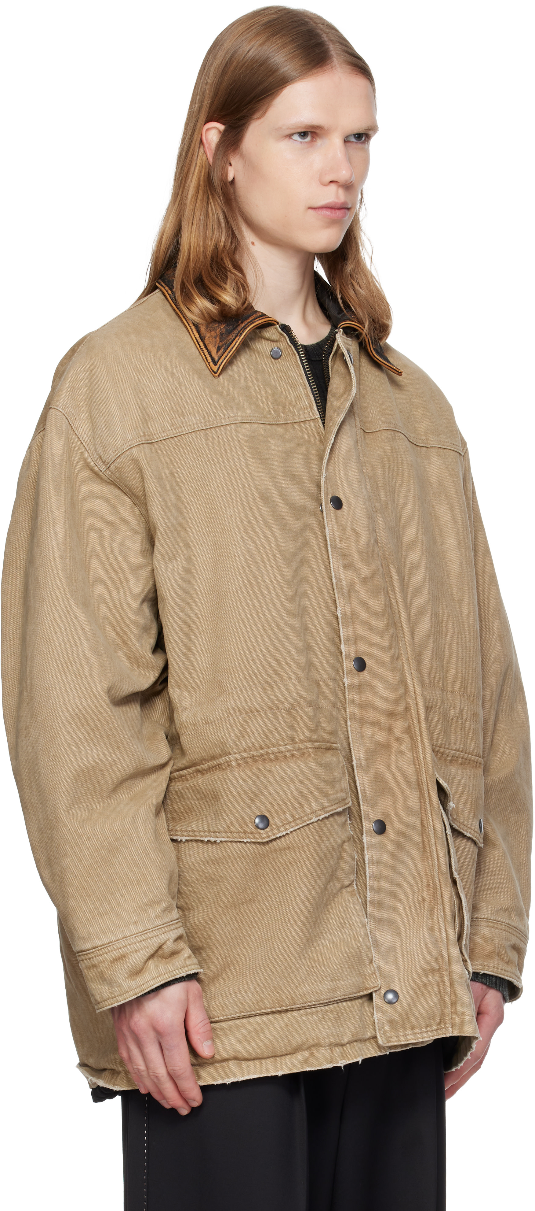MMIC - Beige Closed Form Jacket