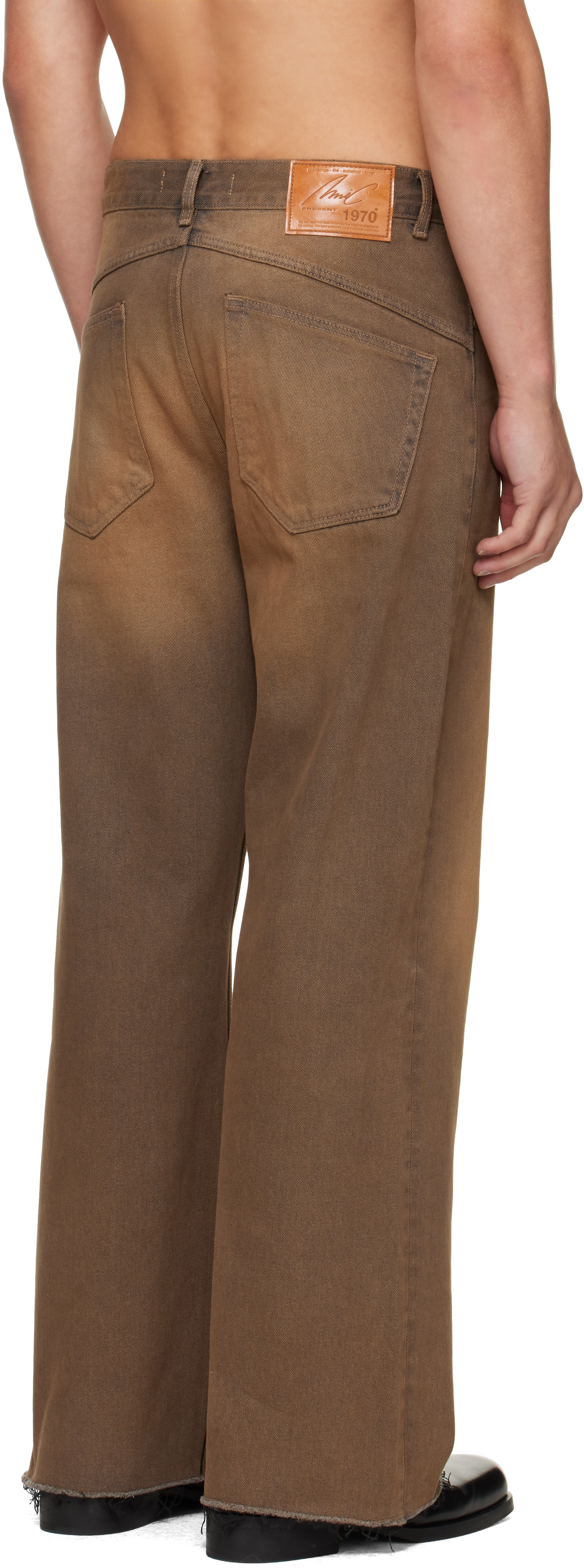 MMIC - Brown Rocker Flare Jeans