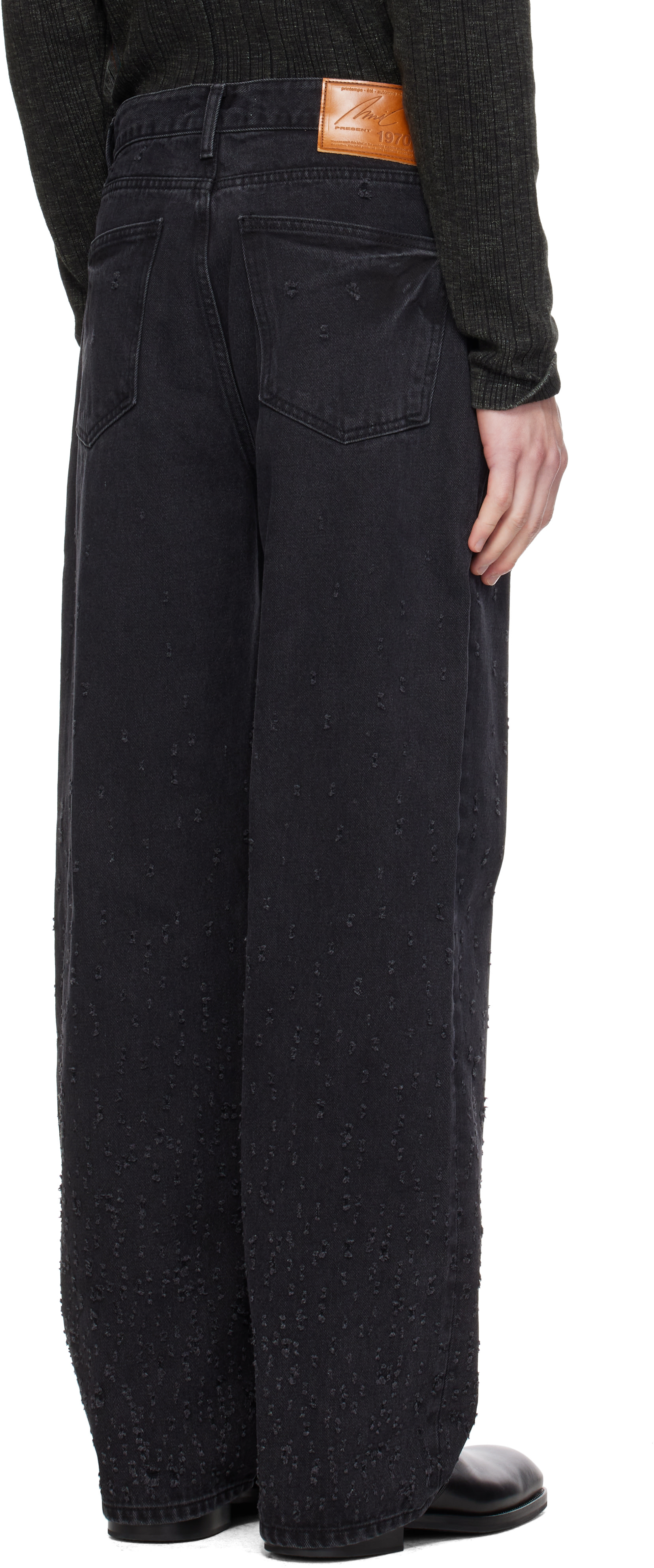 MMIC - Black Gleam Trace Jeans