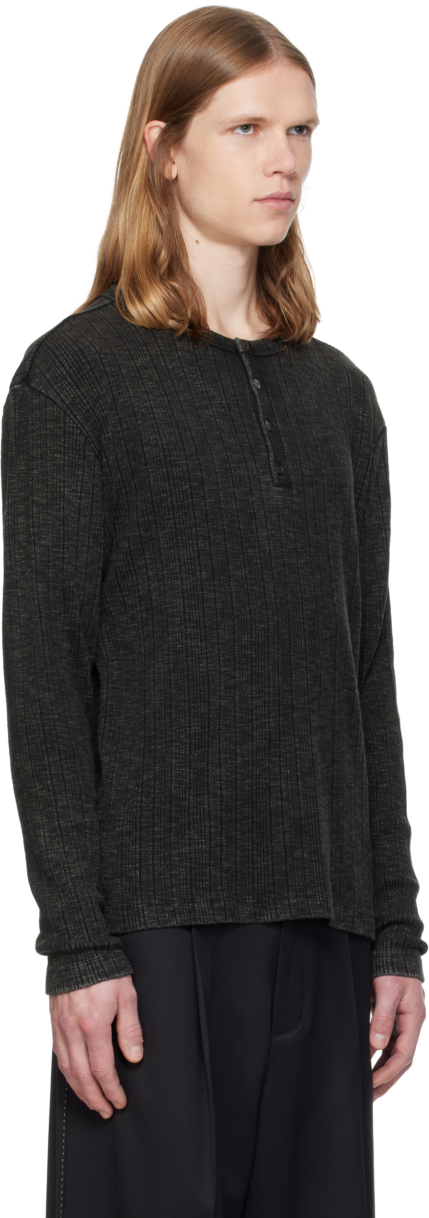 MMIC - Black Grain Henley