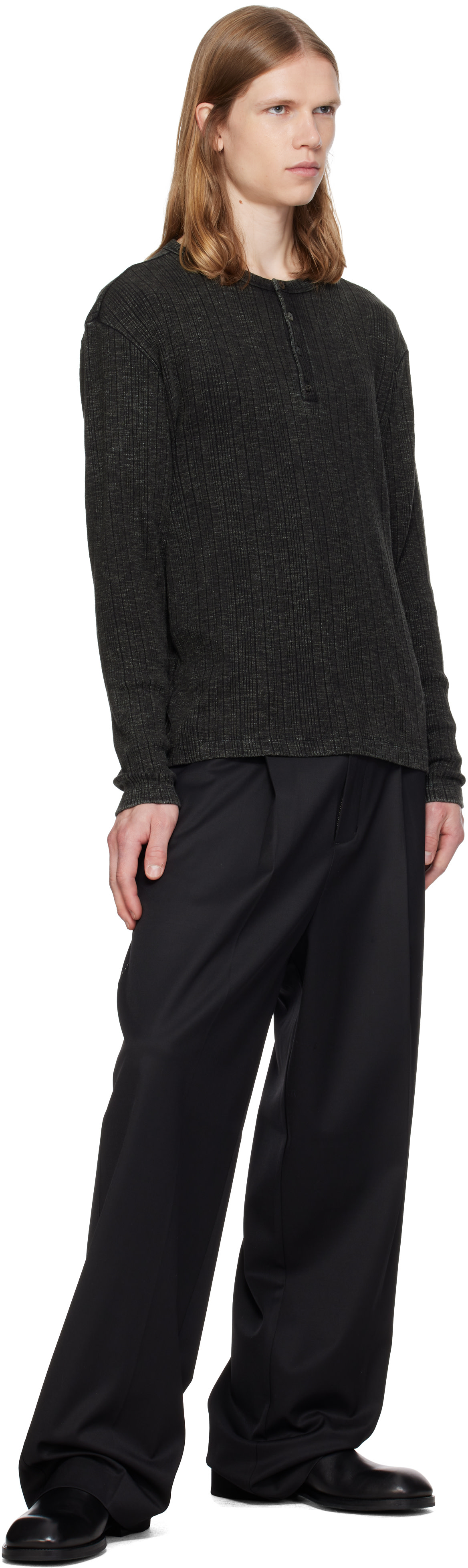 MMIC - Black Grain Henley