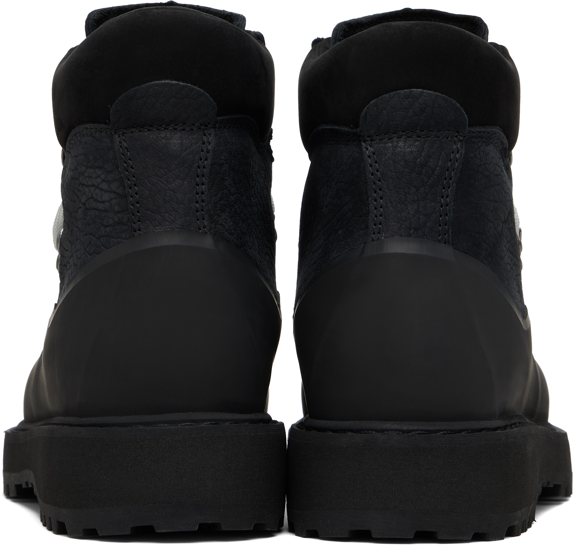 Diemme: Black Roccia Vet Gomma Leather Boots | SSENSE
