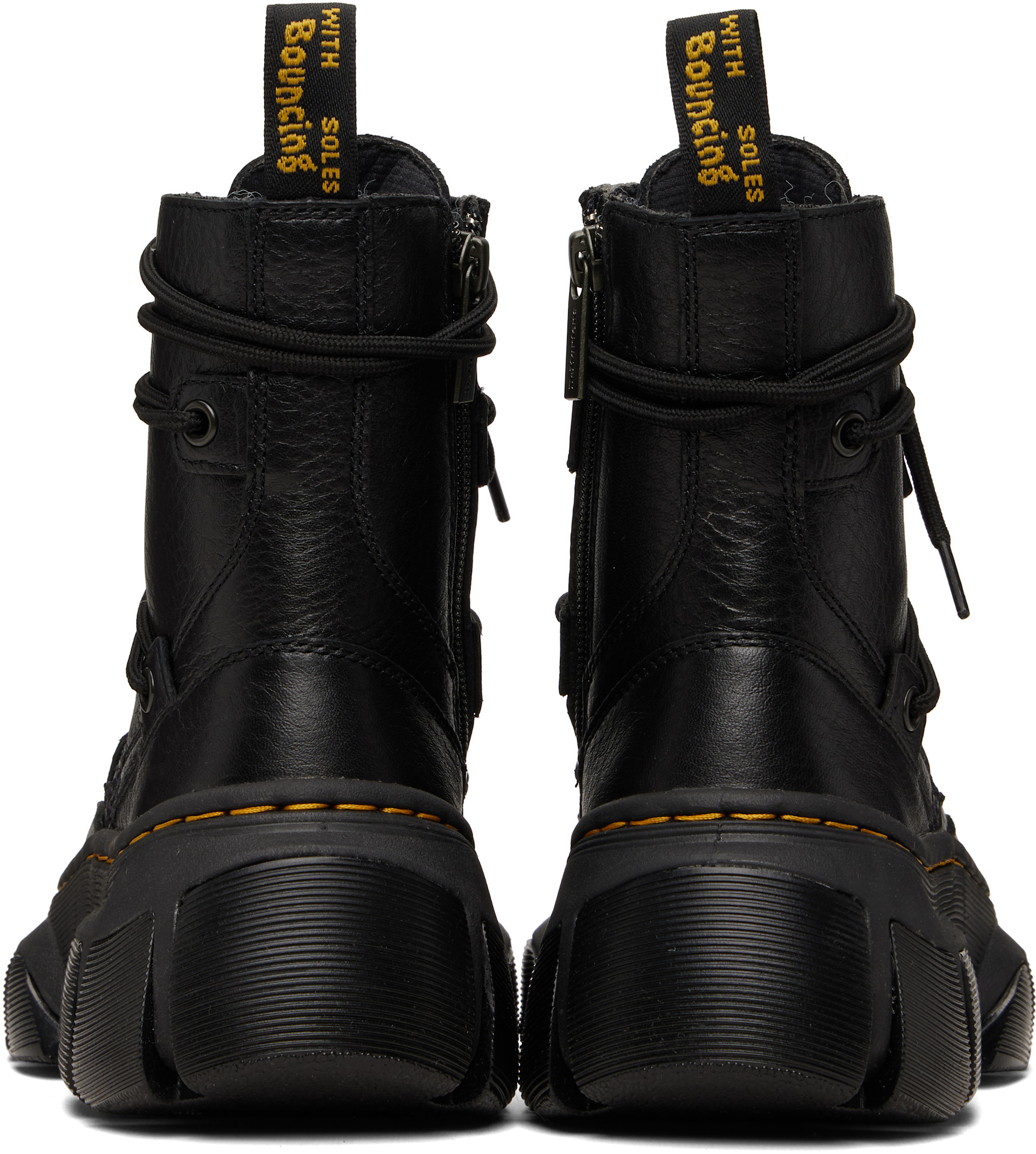 Dr. Martens: Black DMXL Boots | SSENSE
