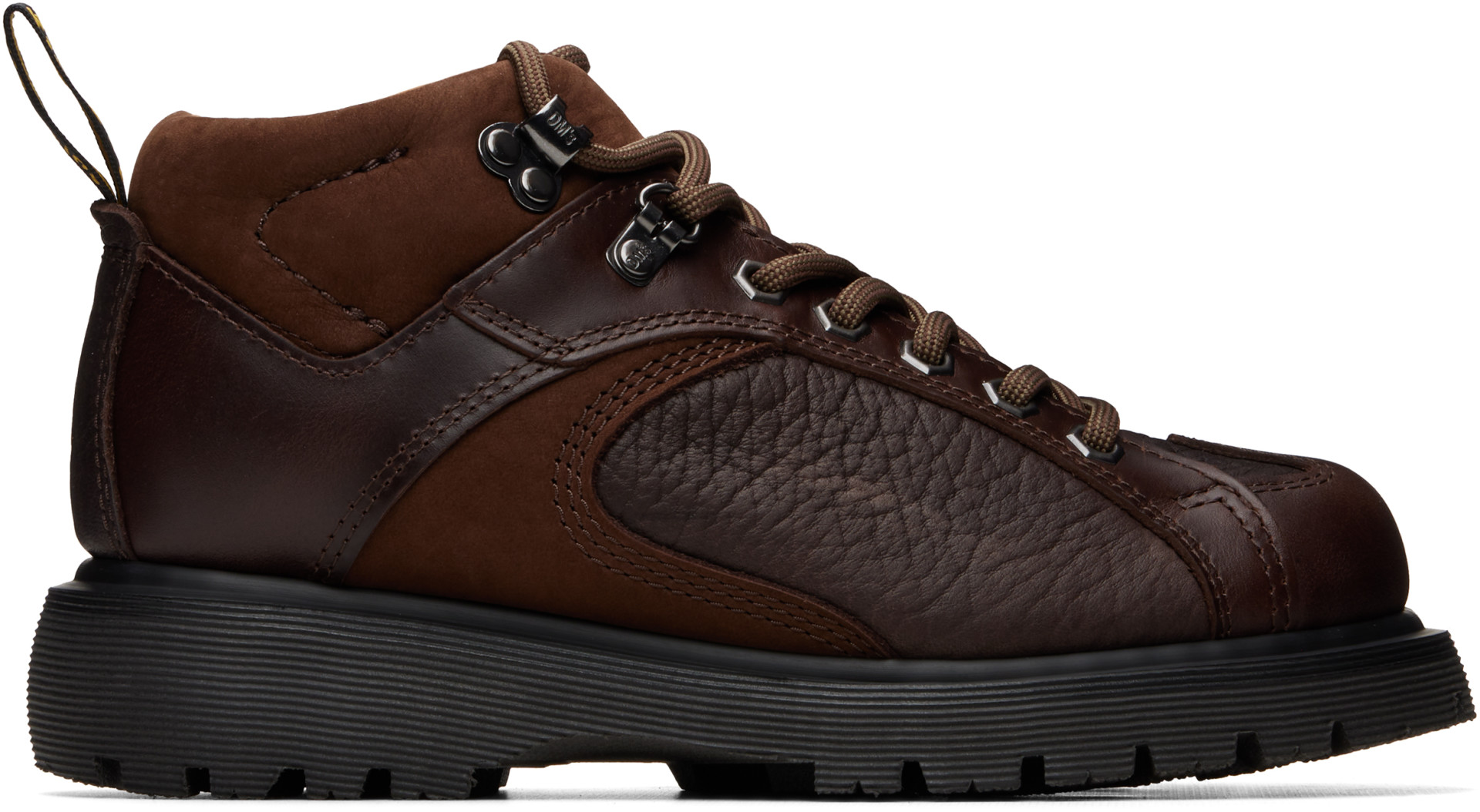 Dr. Martens - Bottes Wayborne brunes à laçage