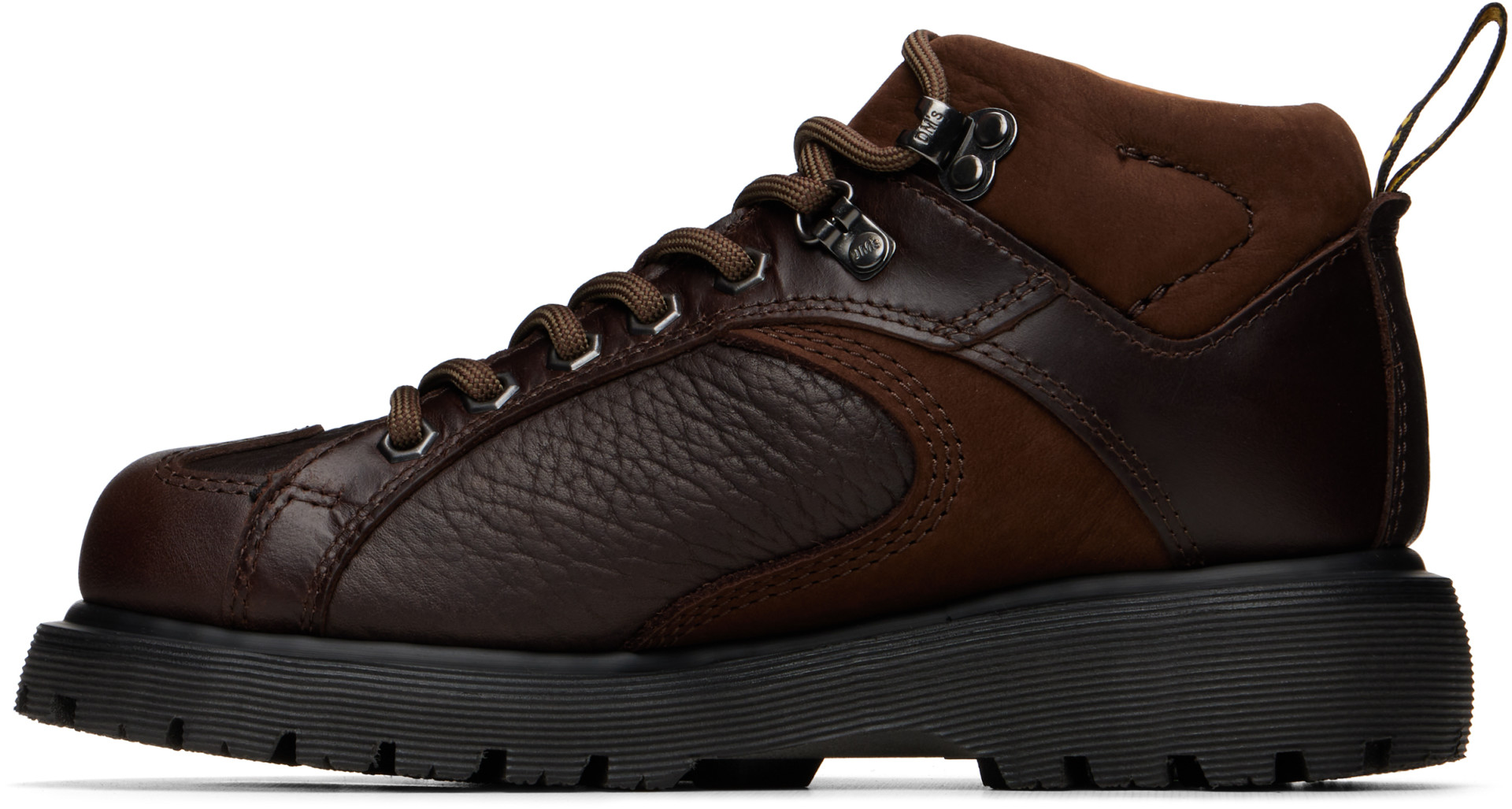 Dr. Martens - Bottes Wayborne brunes à laçage