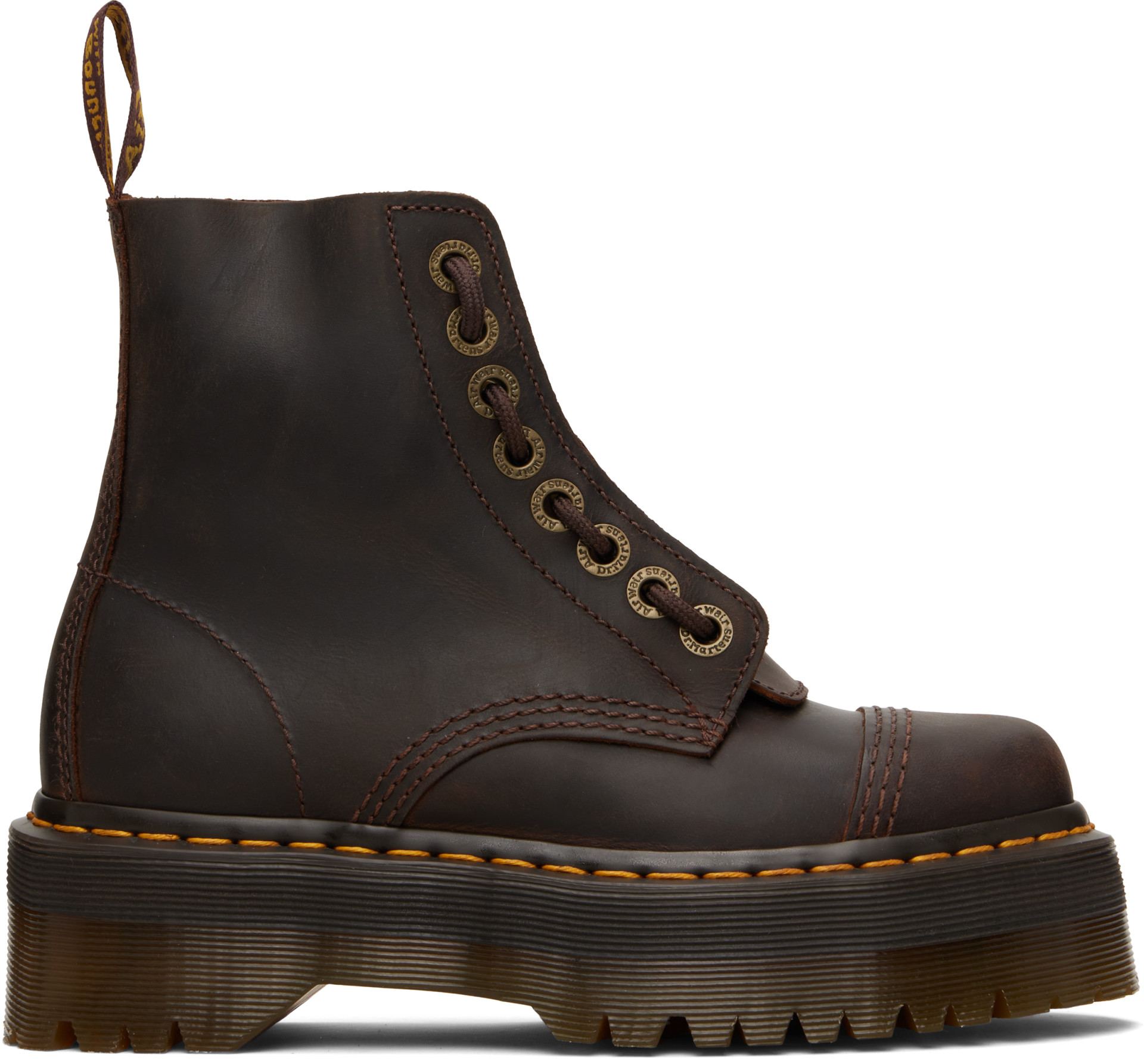 Dr. Martens: ブラウン Sinclair クレイジーホース レザー
