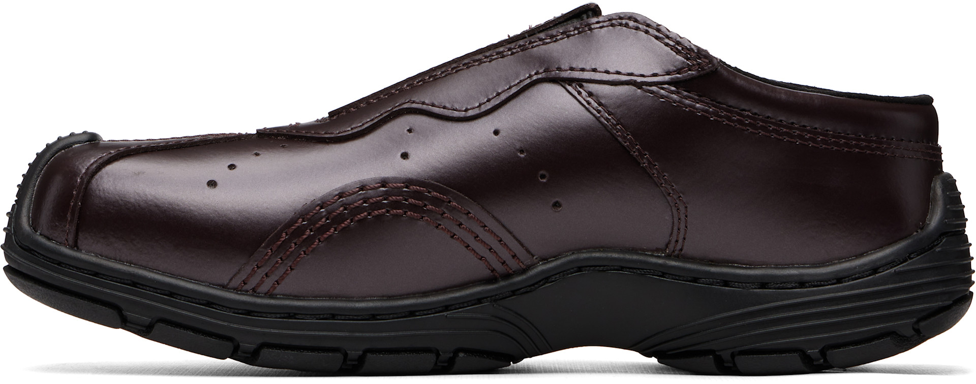 Dr. Martens: バーガンディ Aurix サテンフィニッシュ レザー