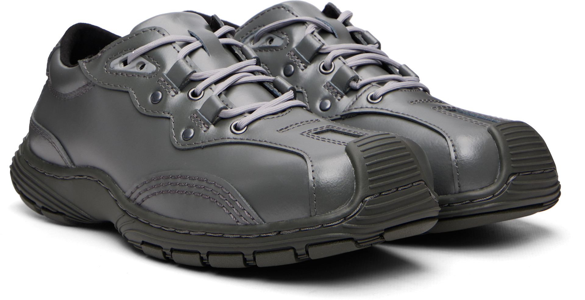 Dr. Martens - Baskets Aurix 5I grises en cuir