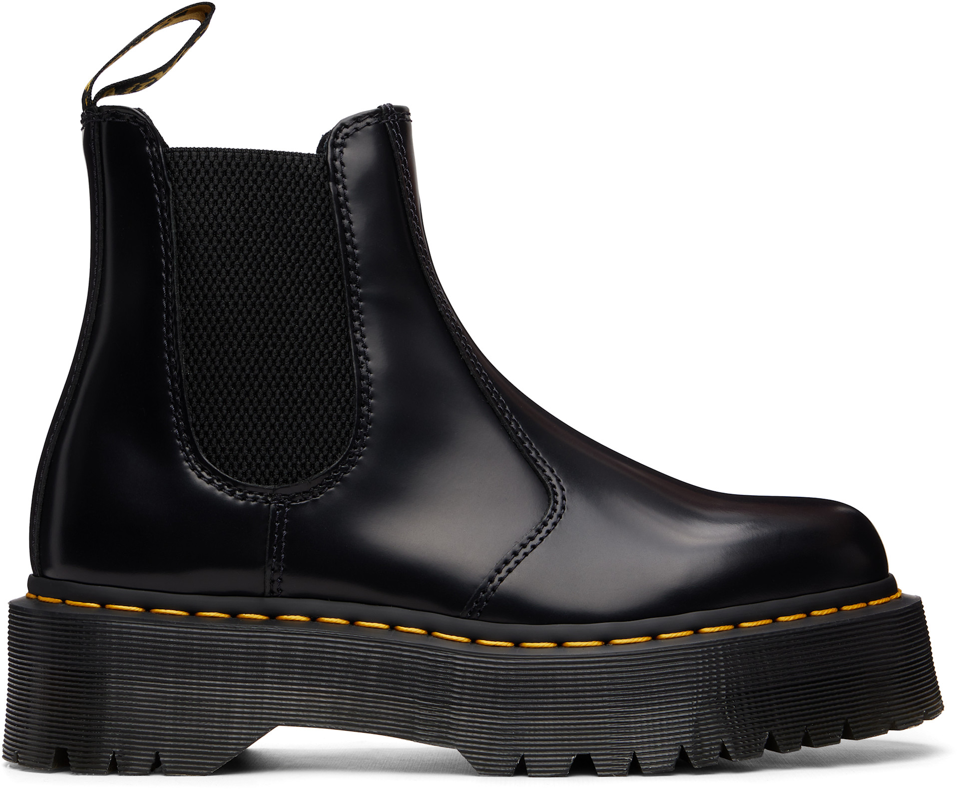 Dr. Martens - ブラック 2976 プラットフォーム チェルシーブーツ