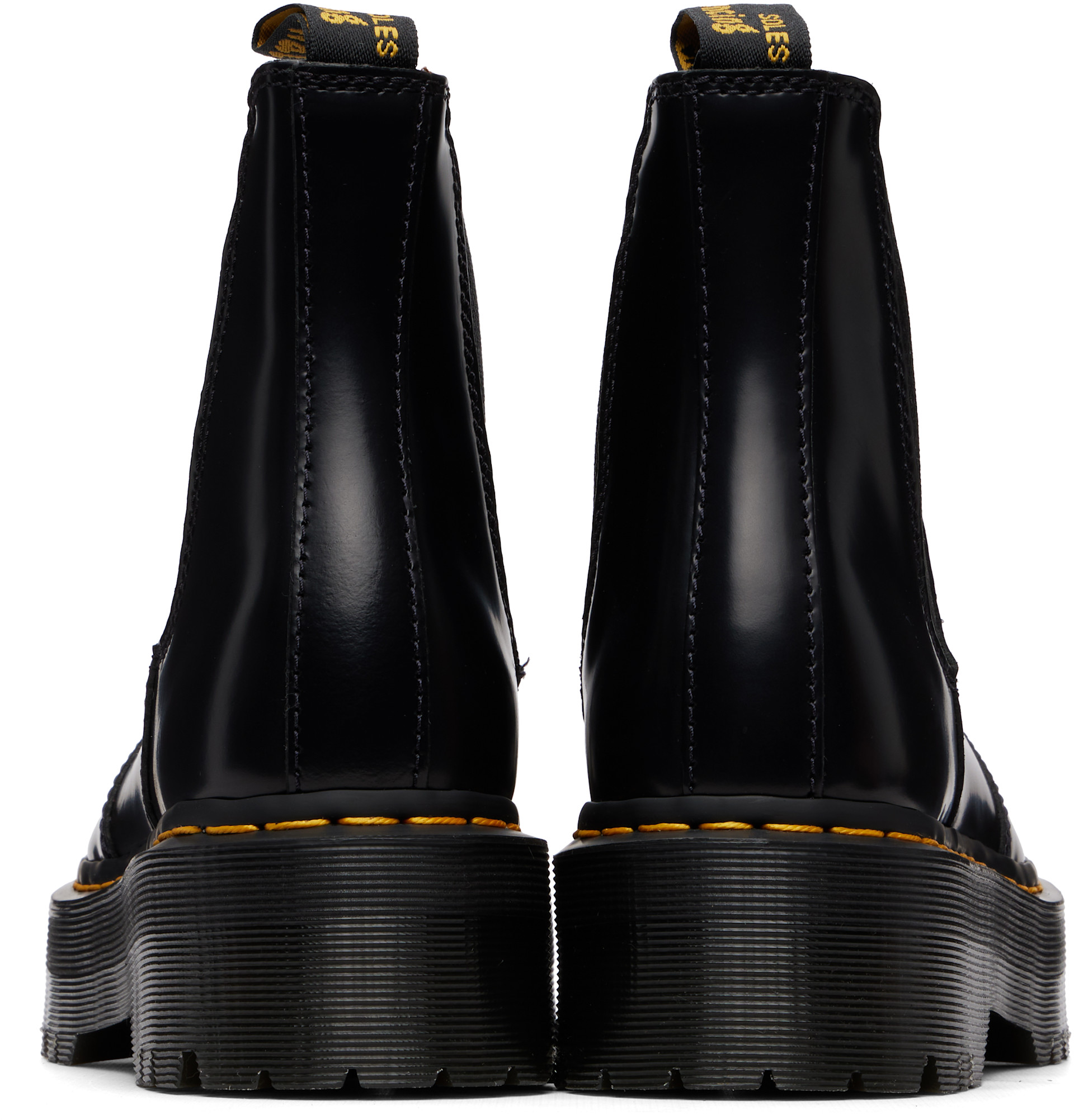 Dr. Martens - ブラック 2976 プラットフォーム チェルシーブーツ