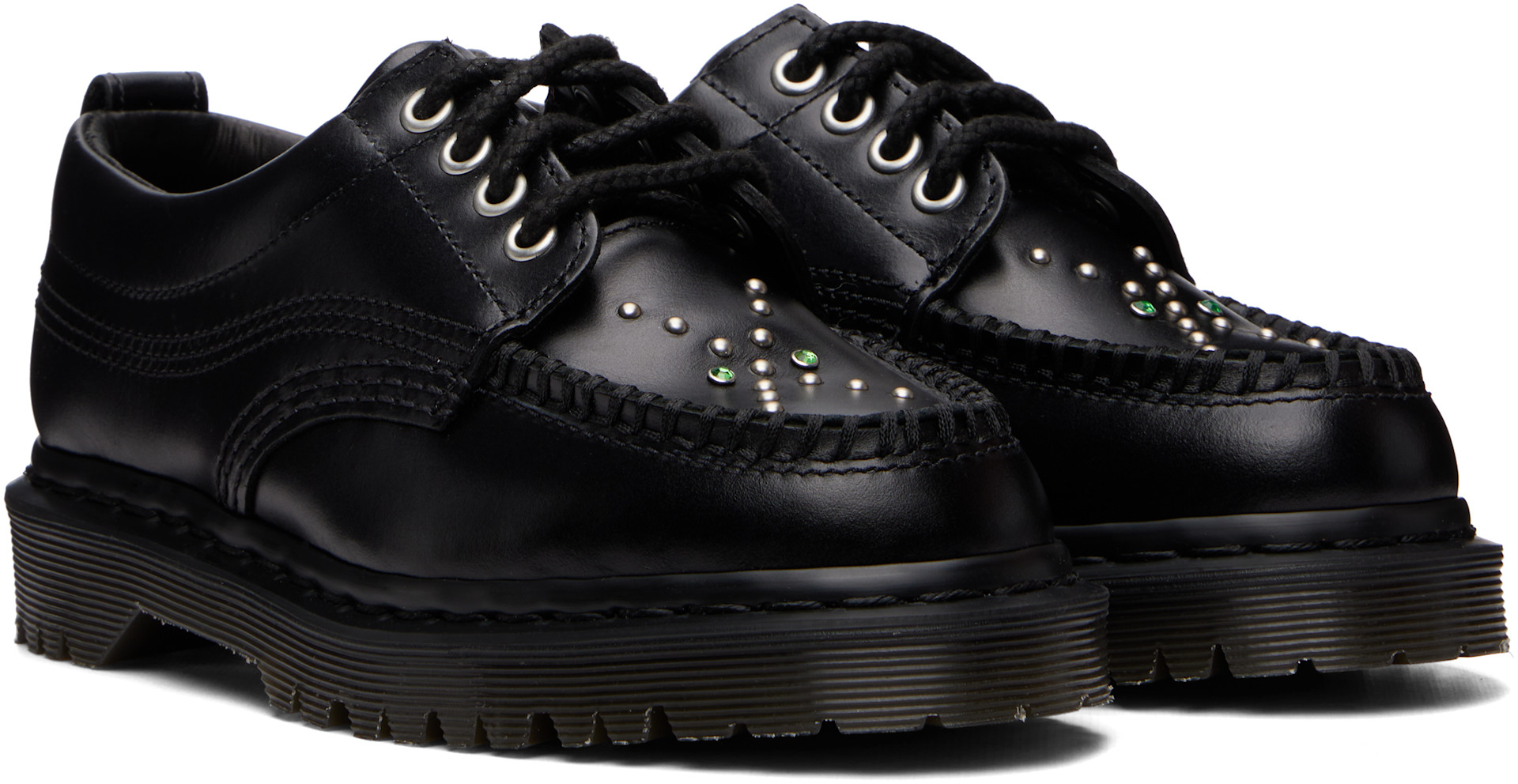 Dr. Martens - Derbys Lowell noirs à clous