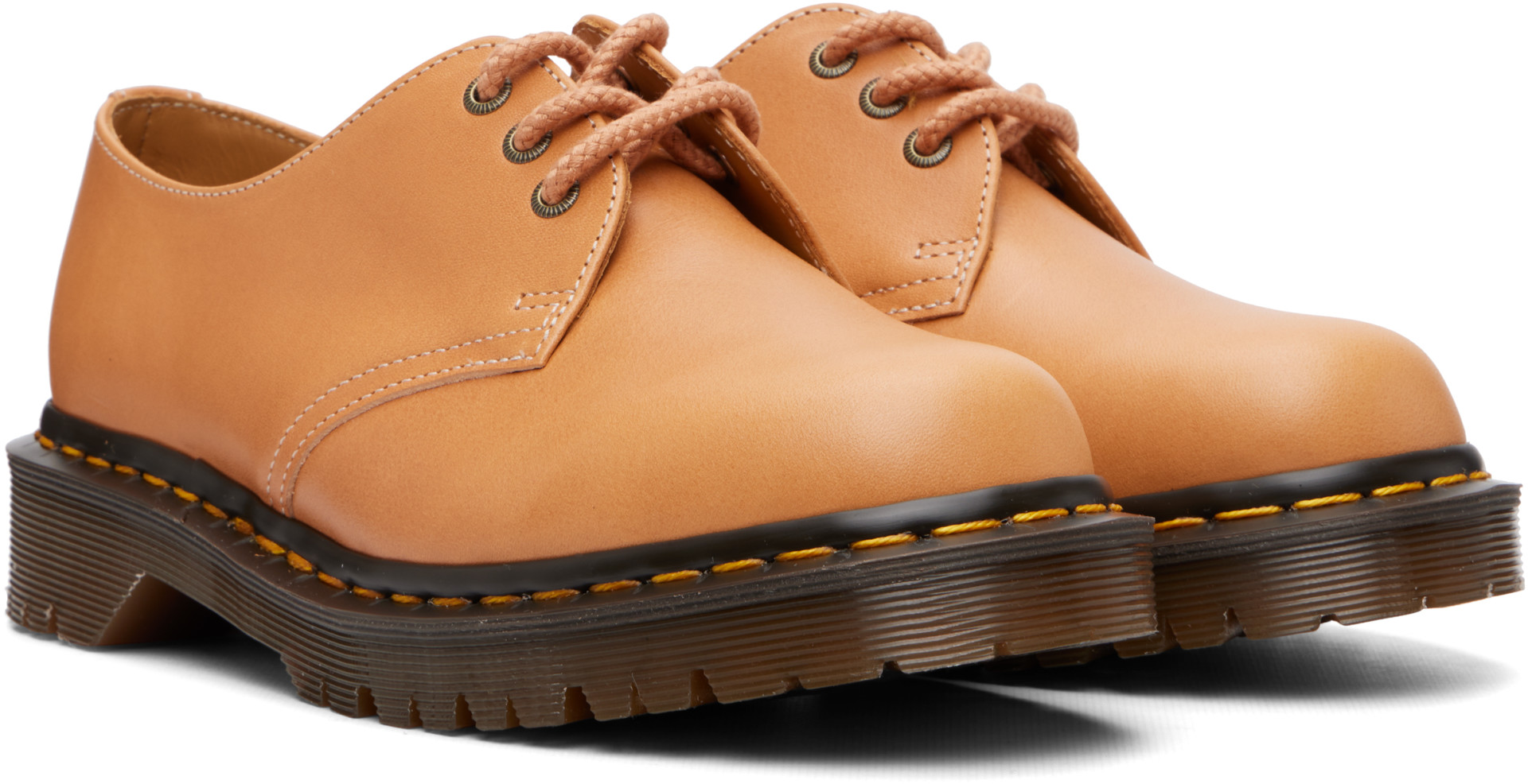 Dr. Martens - Derbys 1461 beiges à œillets