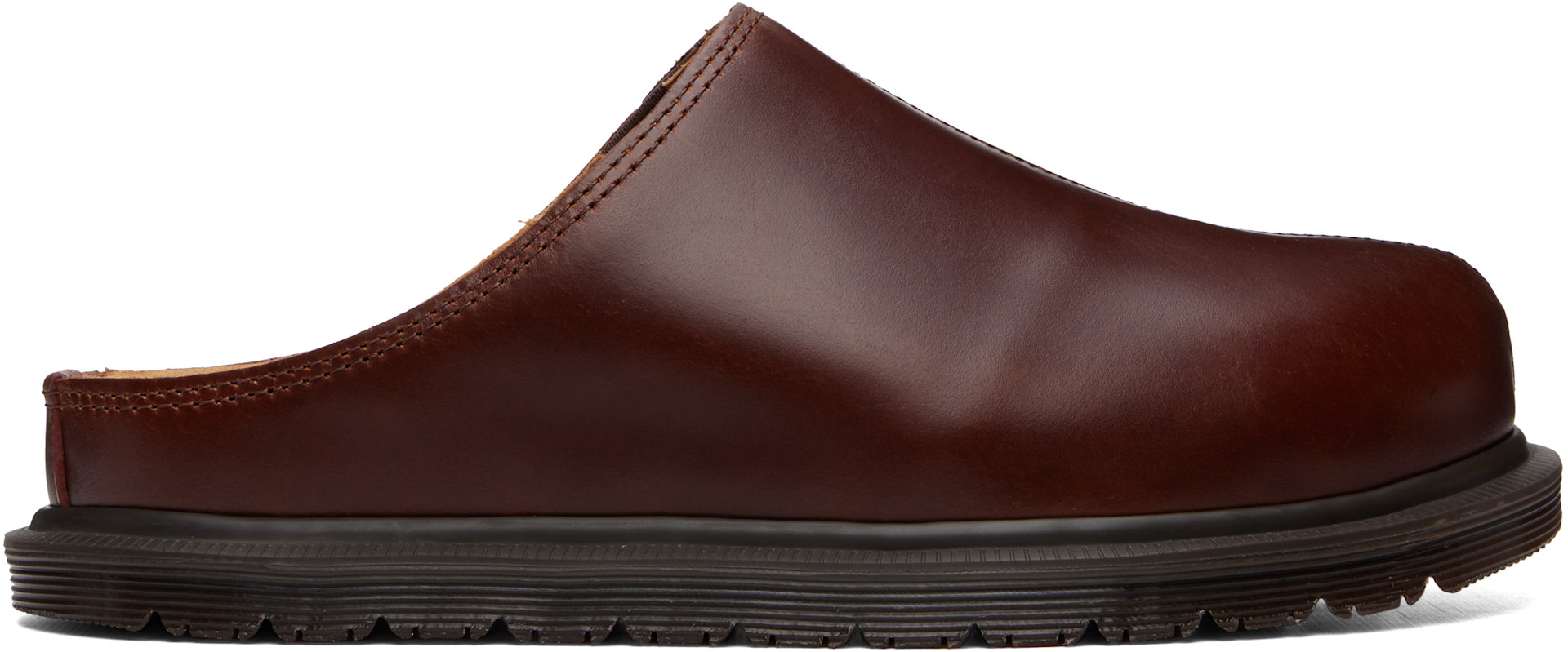Dr. Martens - 브라운 산 뮬 로퍼