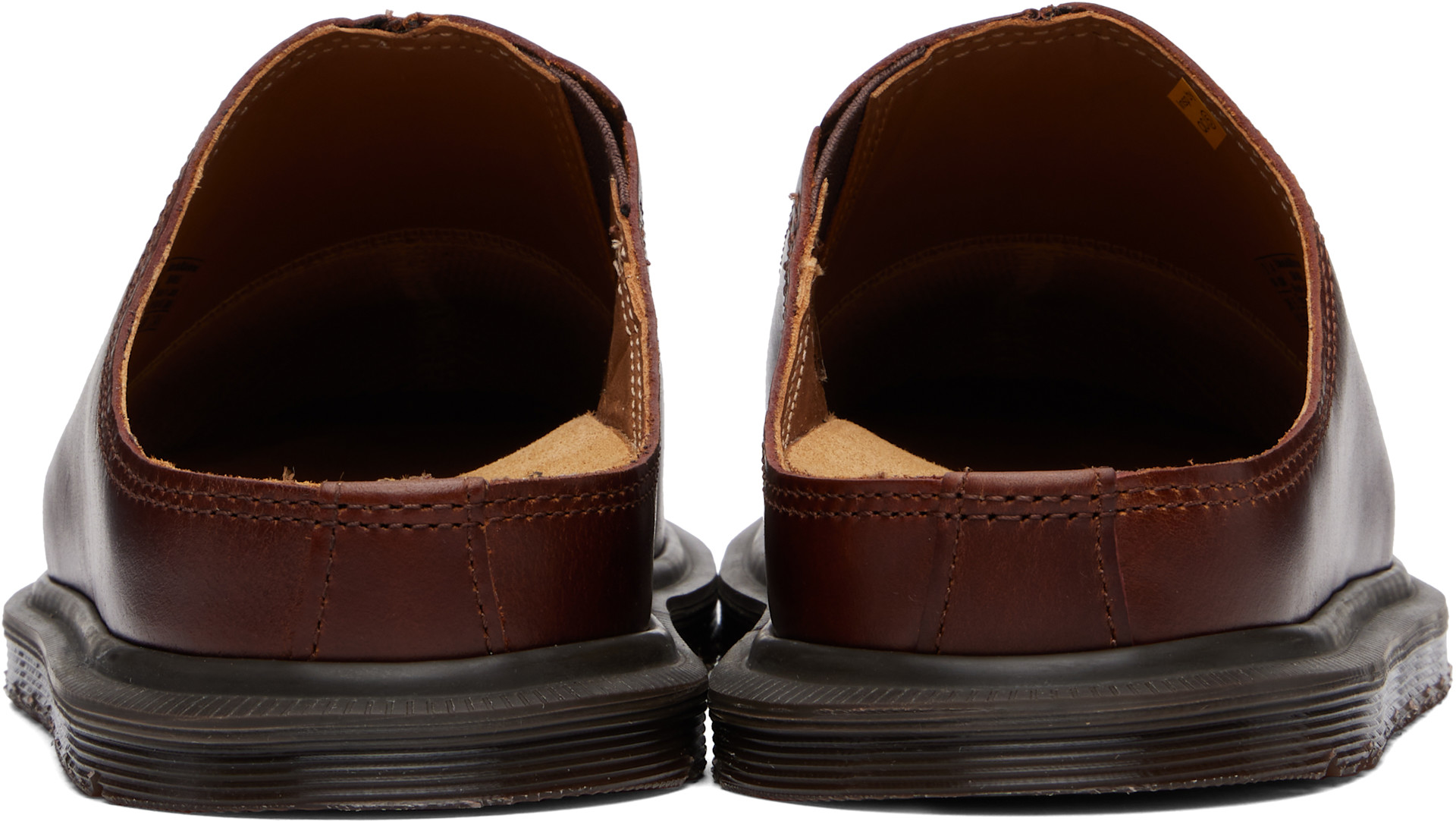 Dr. Martens - 브라운 산 뮬 로퍼