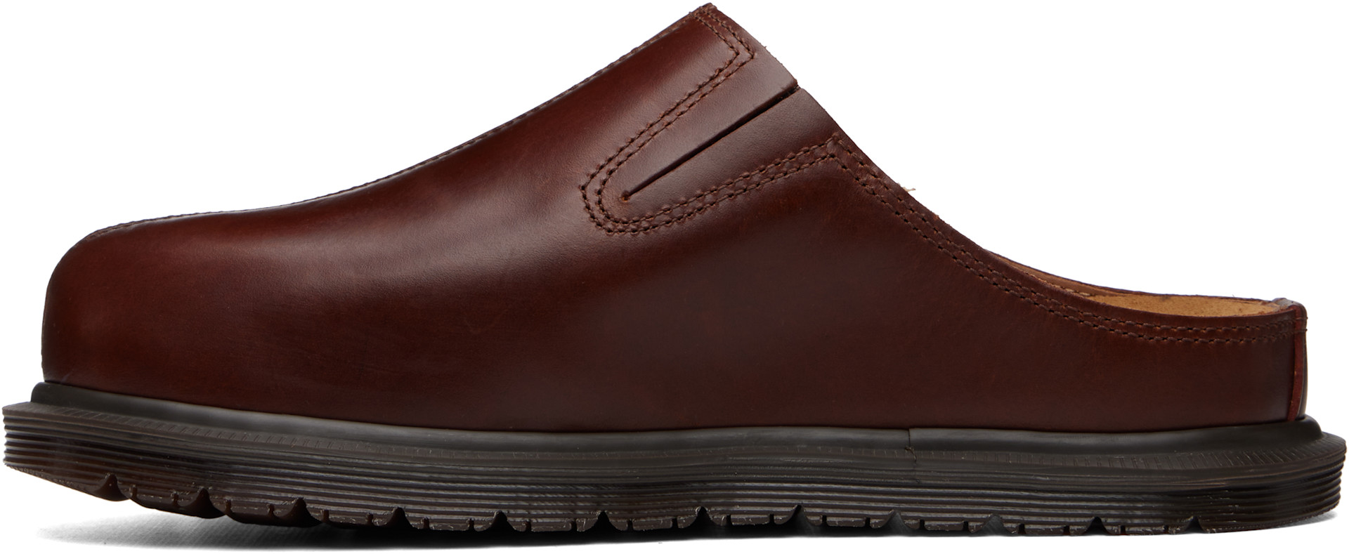 Dr. Martens - 브라운 산 뮬 로퍼