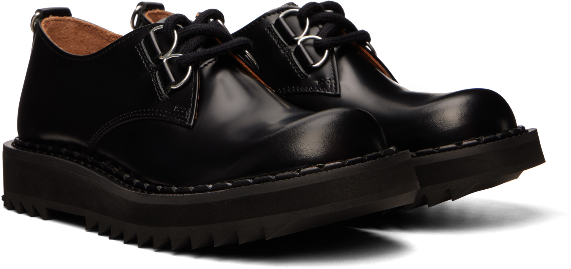 George Cox - Derbys Ripple Bump Toe noirs