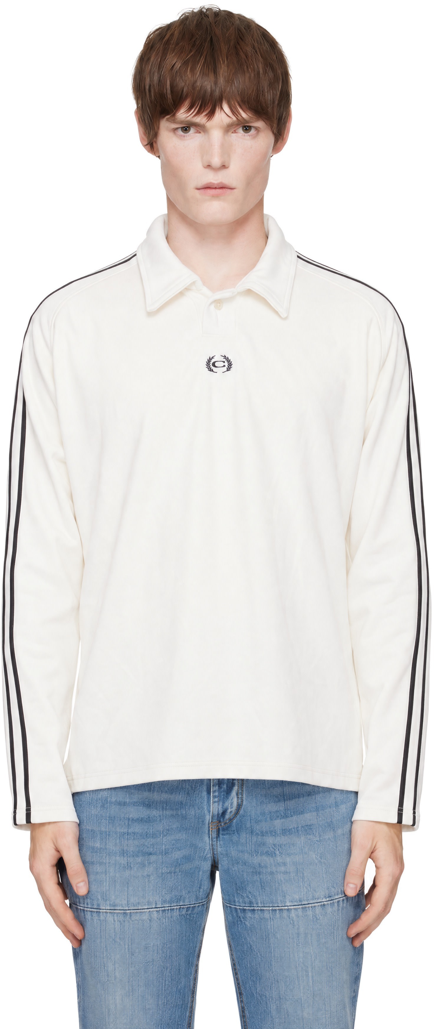 Commission - Polo de soccer blanc