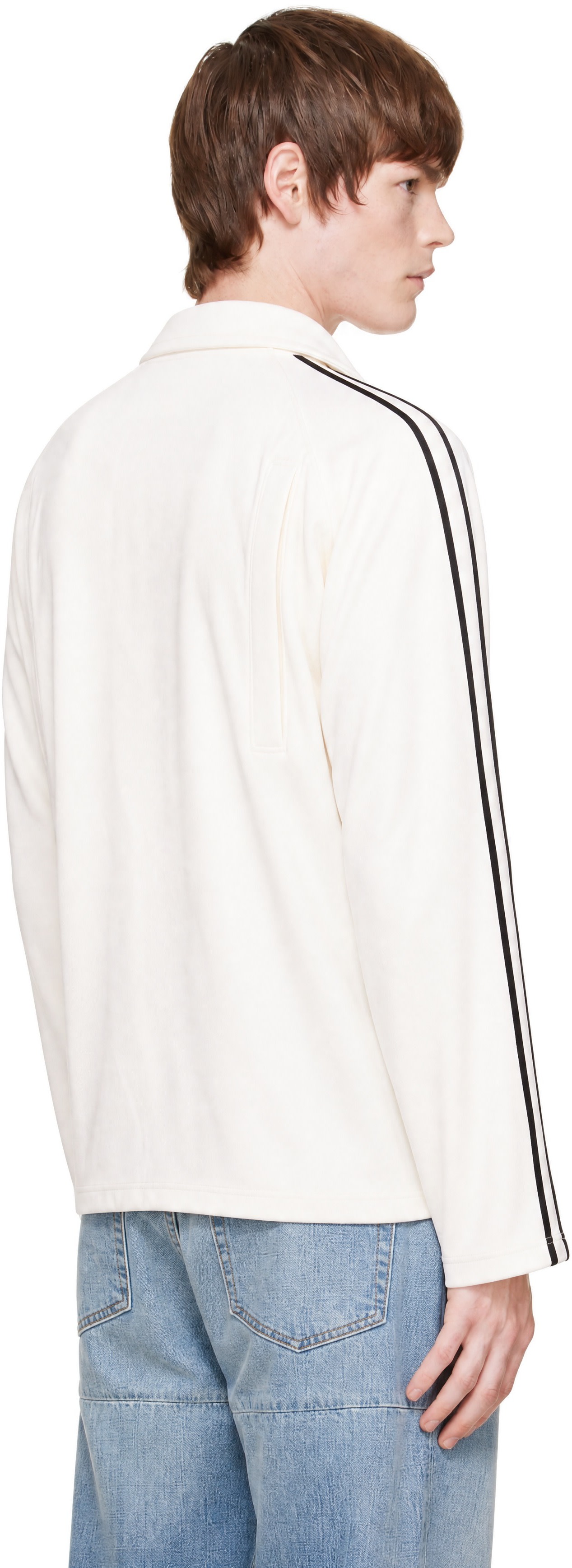 Commission - White Offset Soccer Polo