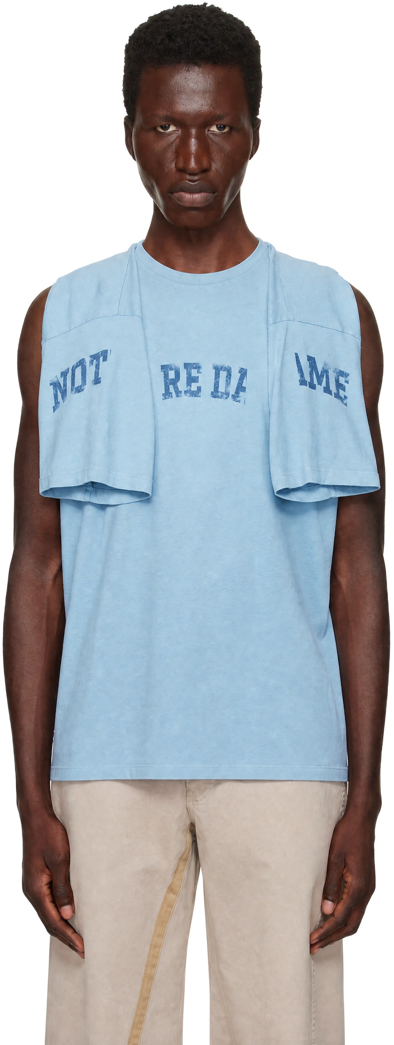 Commission - Blue Notre Dame T-shirt