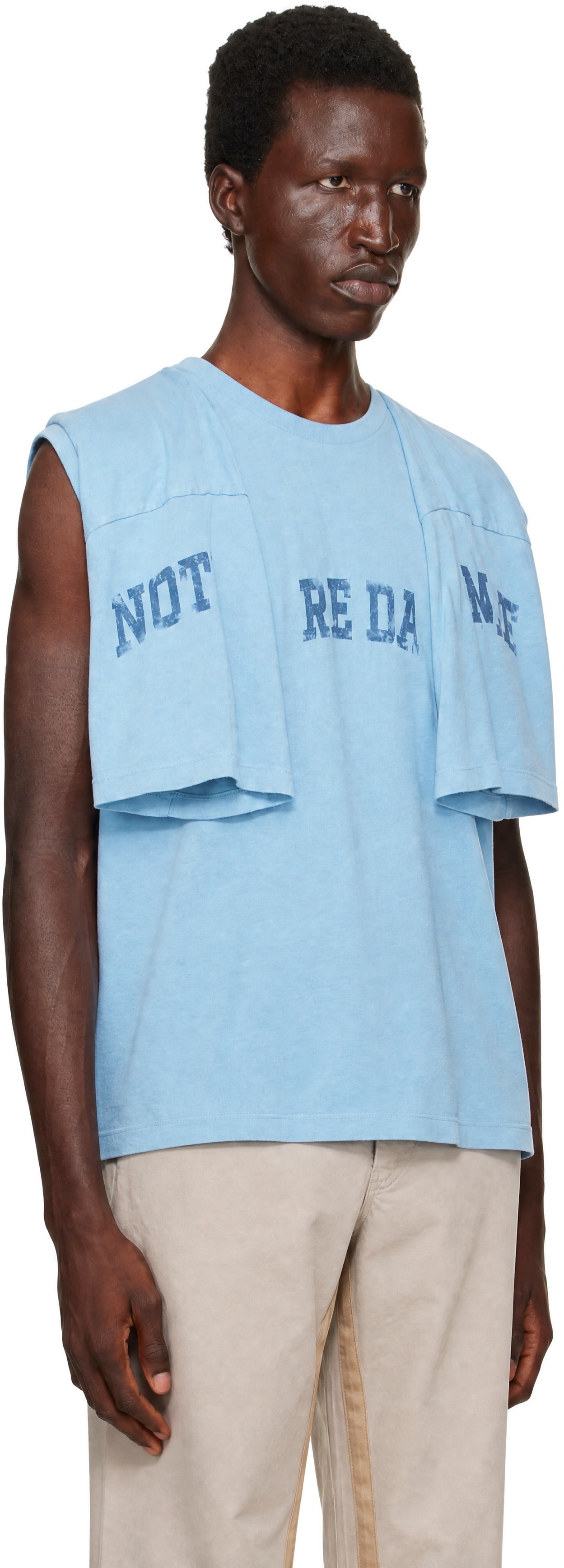 Commission - Blue Notre Dame T-shirt