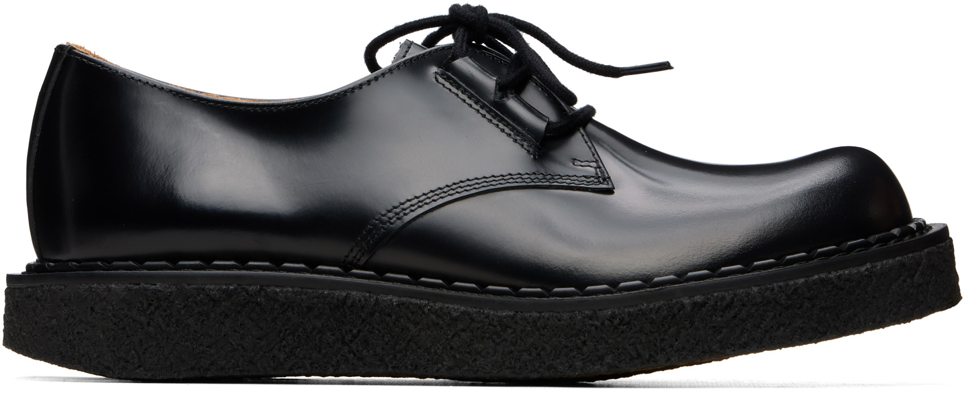 YMC - Black George Cox Edition Bump-Toe Derbys