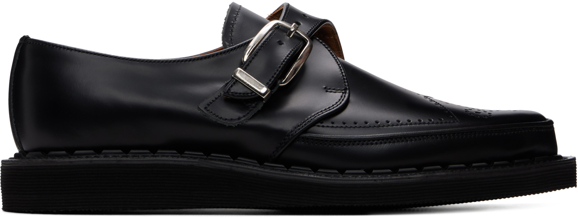 George Cox - Black Strummer Monkstraps