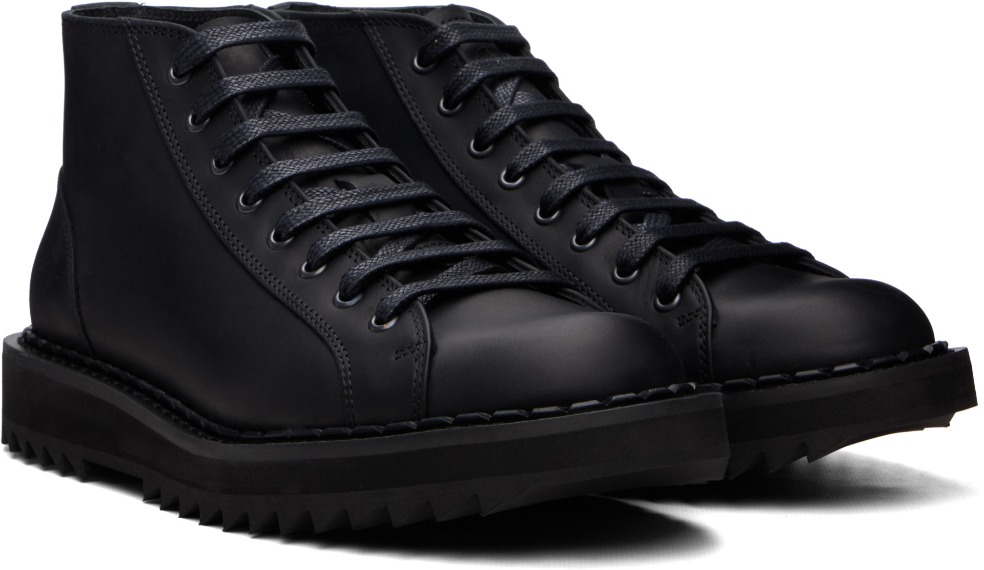 George Cox - Black Ripple Monkey Boots
