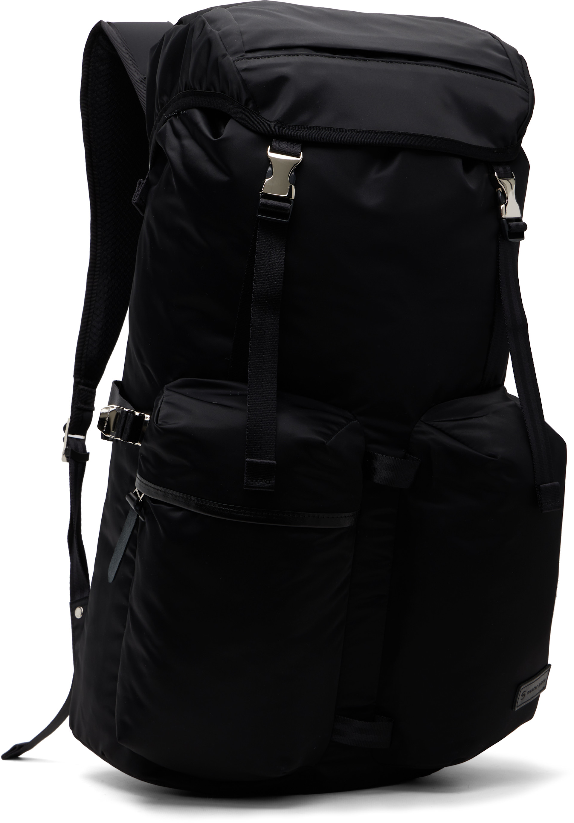 master-piece - Black Lightning Double Pocket Flap Backpack