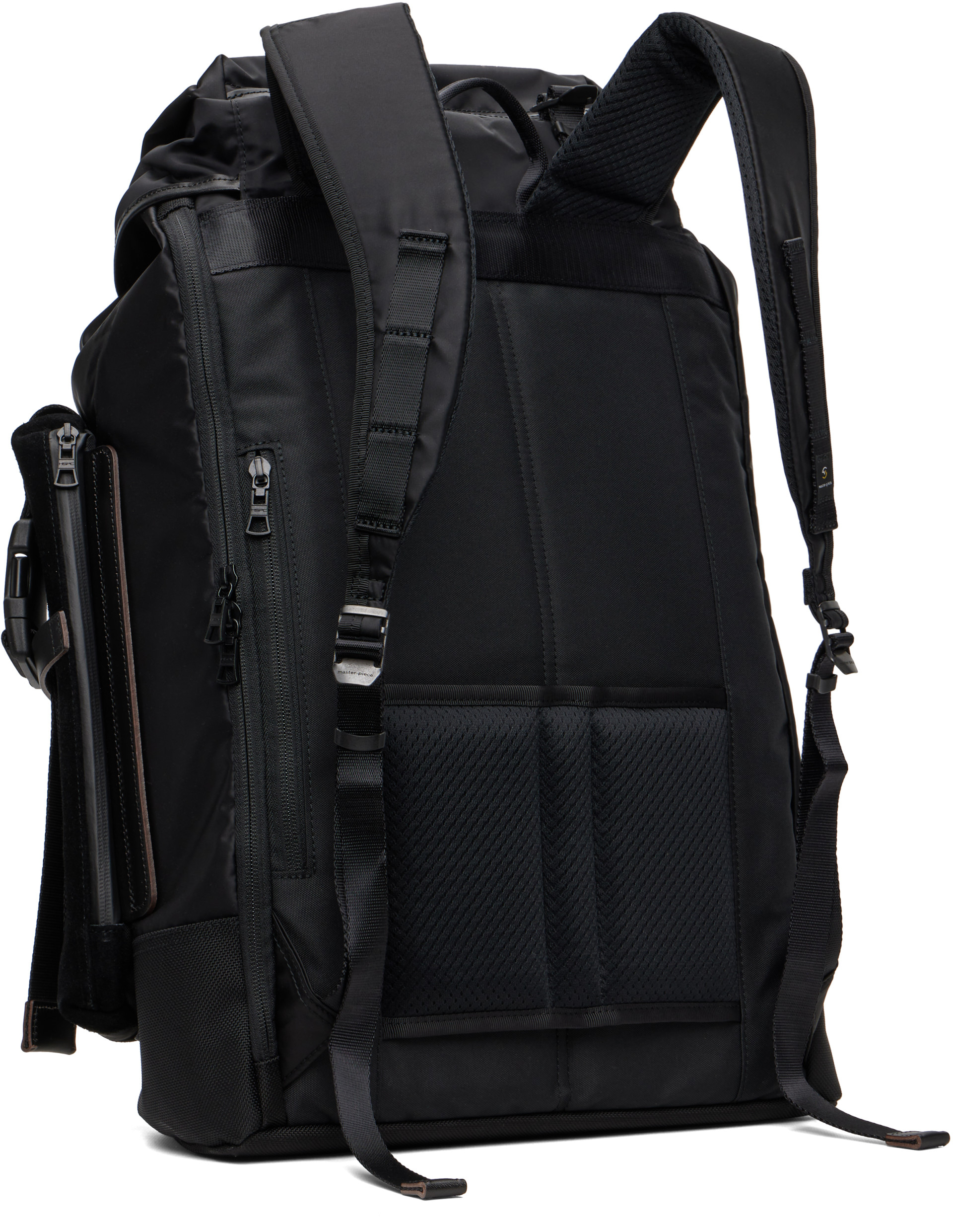 Master-Piece Co - 黑色大号 No.43130-v2 Rogue Flap 双肩包