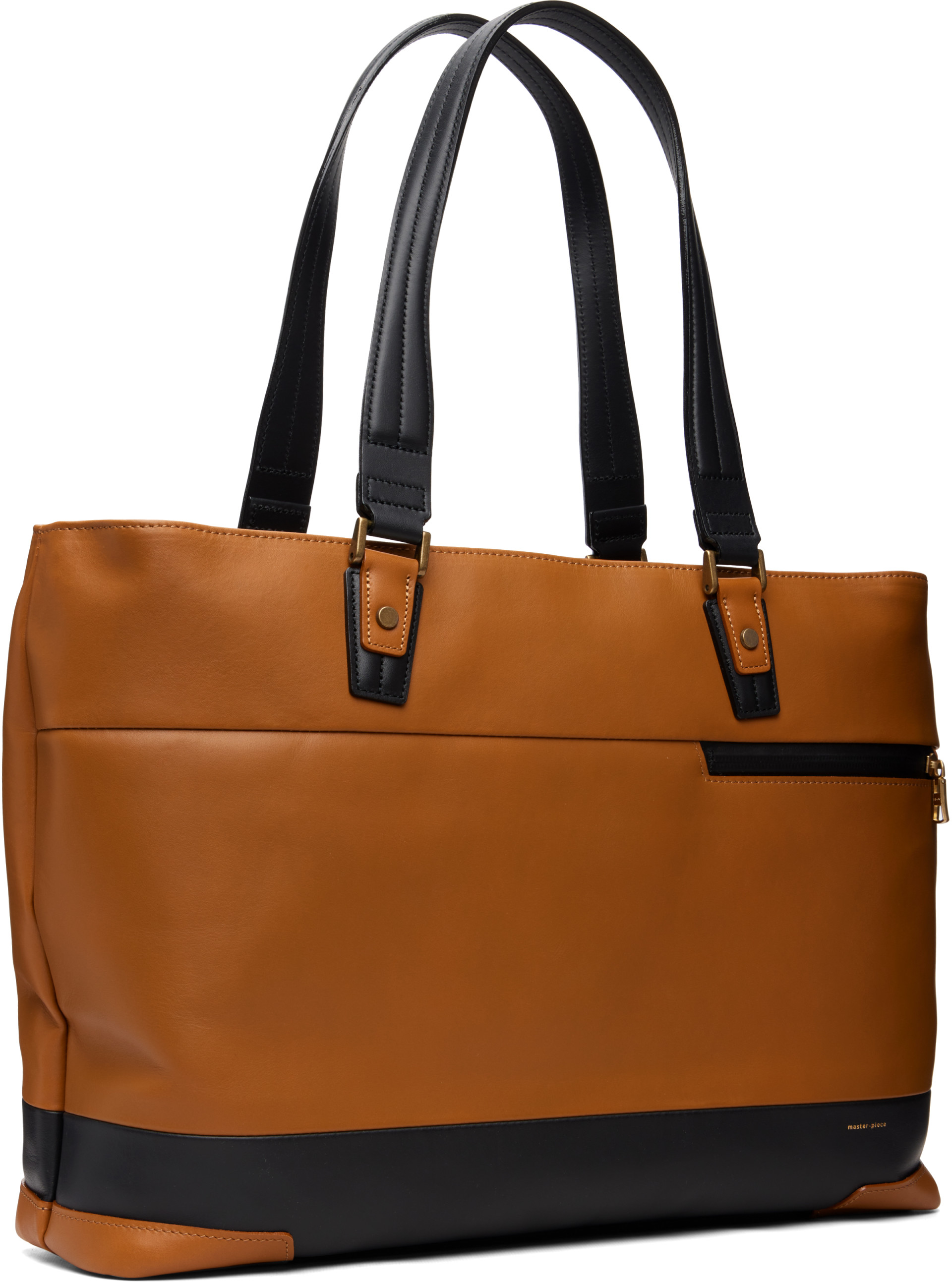 master-piece - Brown Gloss Tote