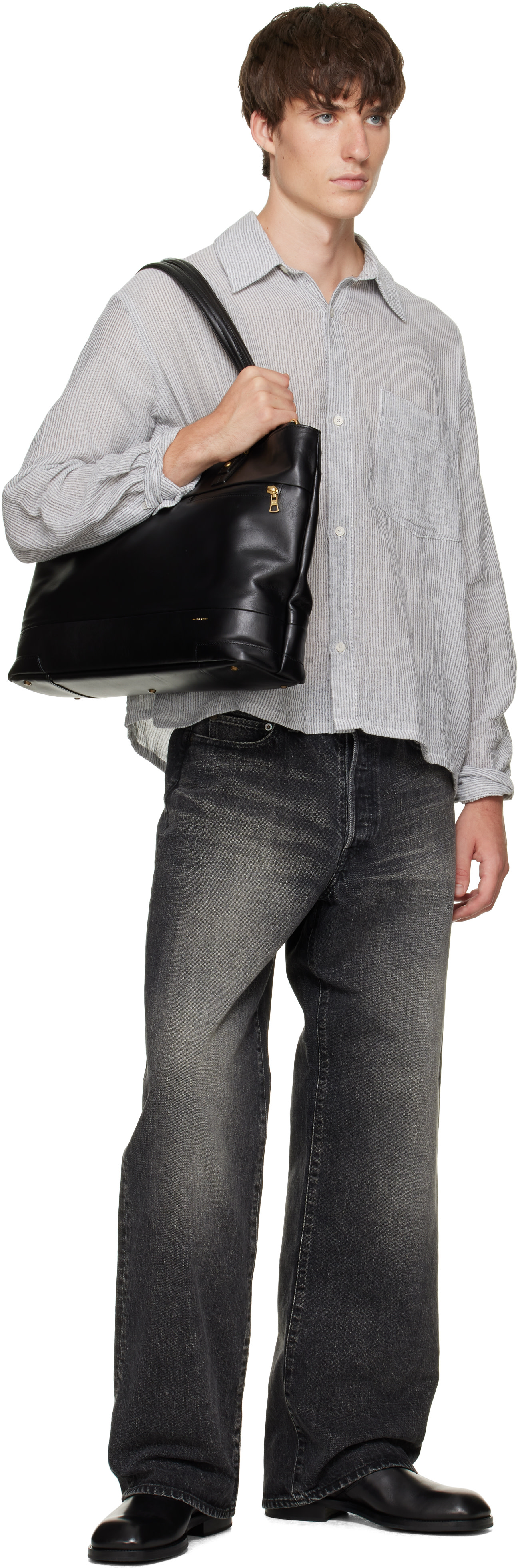 master-piece - Black Gloss Briefcase