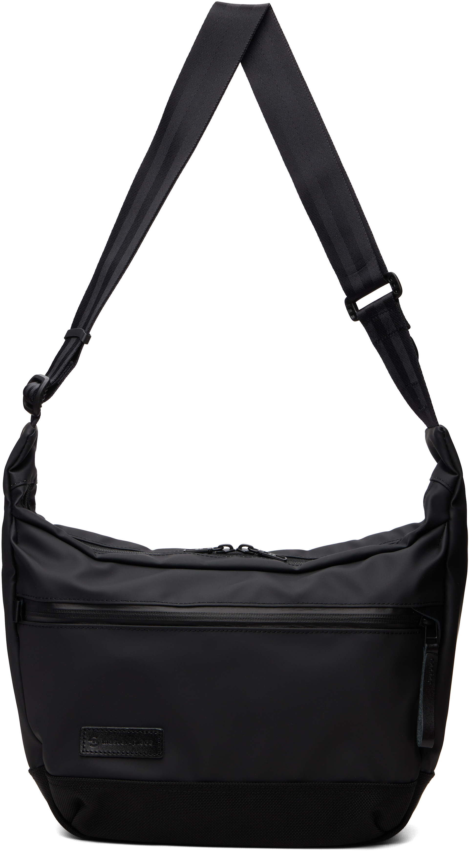 master-piece - Black Slick Shoulder Bag
