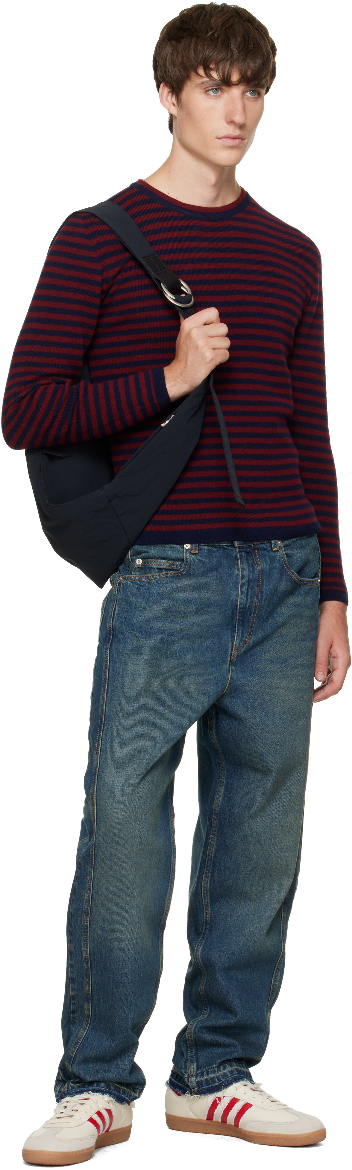 master-piece - Black Sash Sling L Bag
