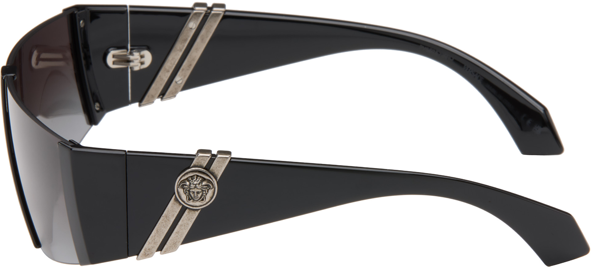 Versace - ブラック Edge Mask サングラス