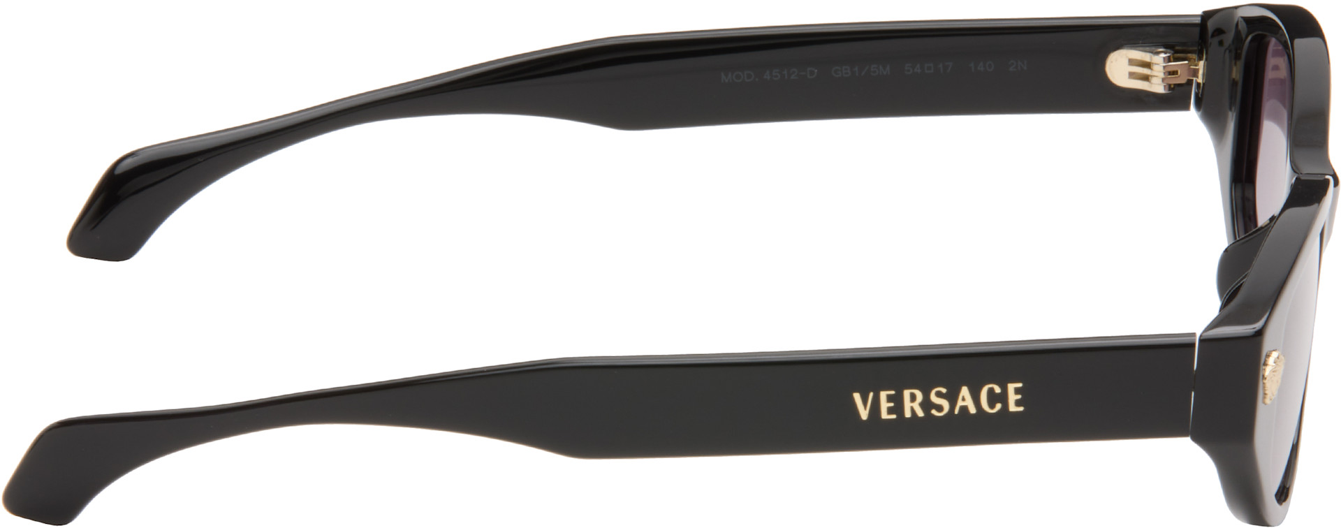 Versace: Black Medusa Sunglasses | SSENSE Canada