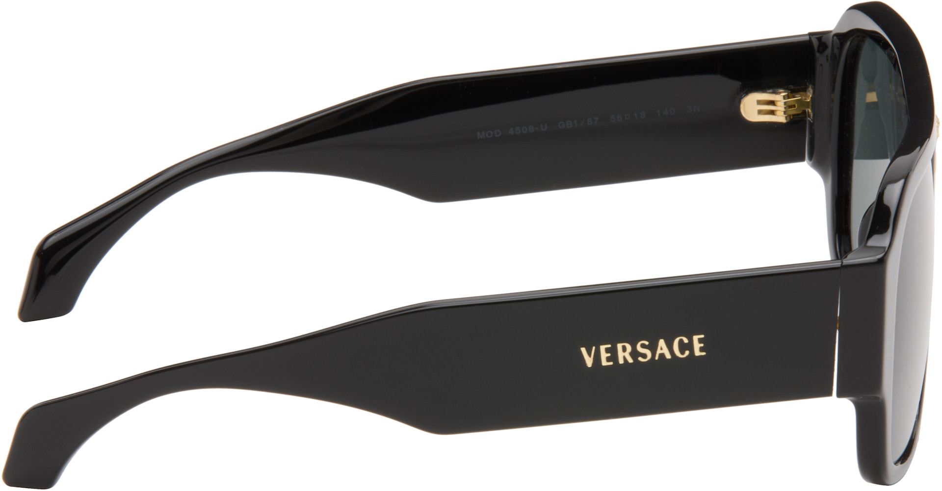 Versace: Black Medusa Sunglasses | SSENSE