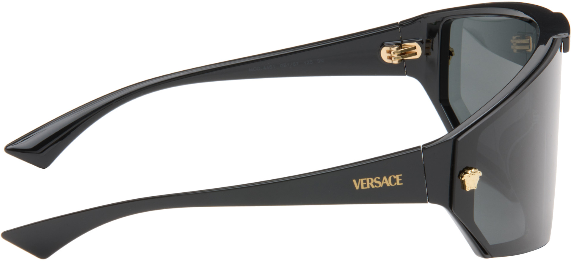 Versace: Black Medusa Horizon Sunglasses | SSENSE Canada