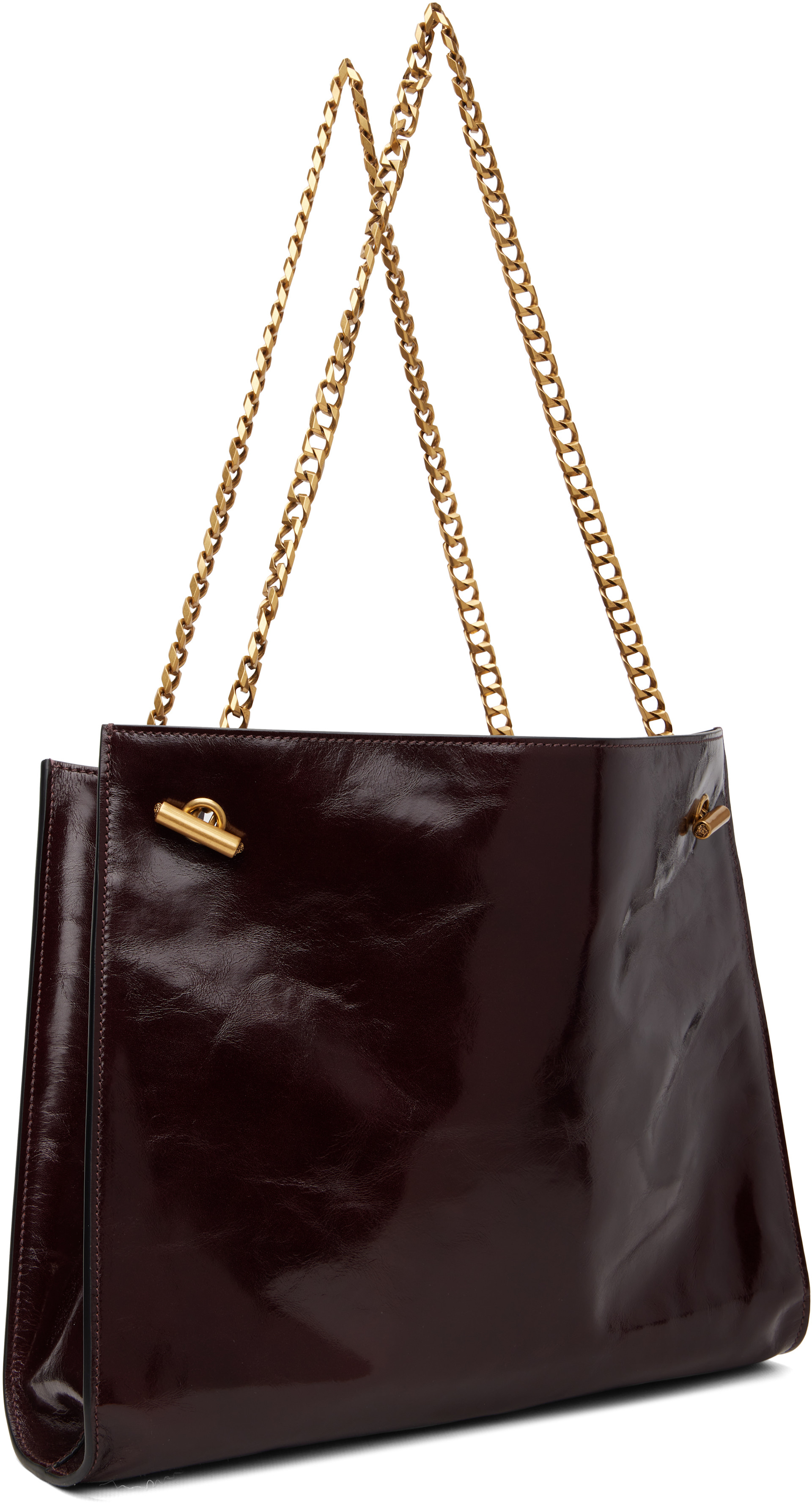 Versace - Burgundy Medium Calf Leather Bag