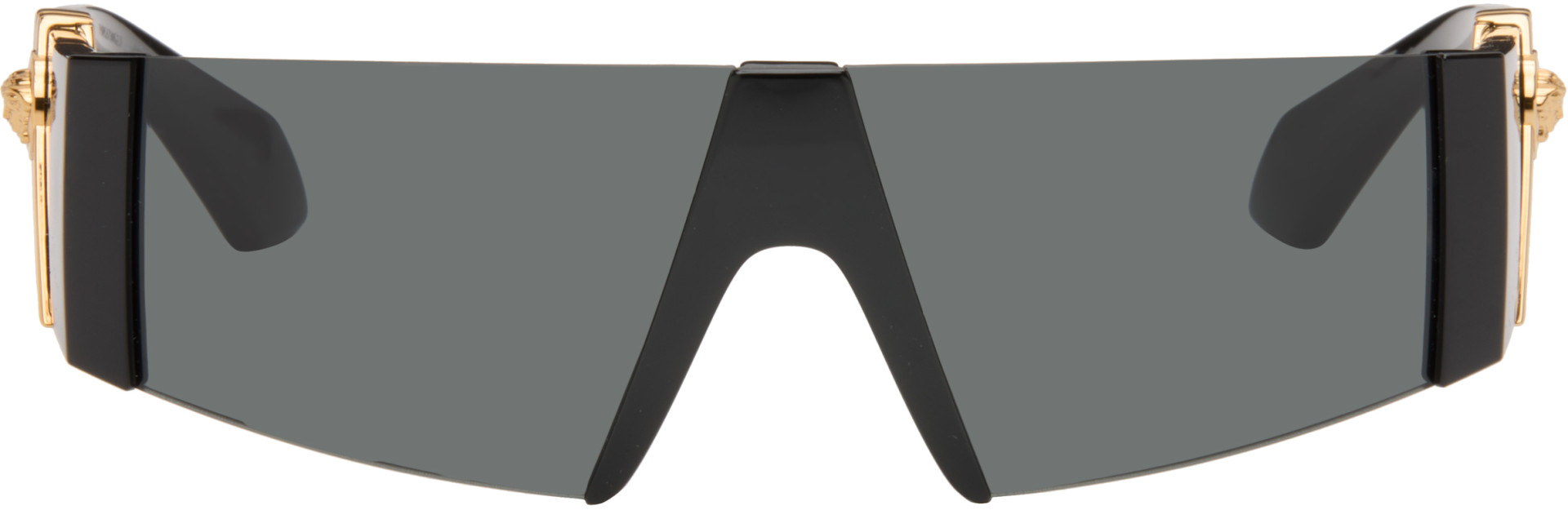 Versace - Black Edge Mask Sunglasses