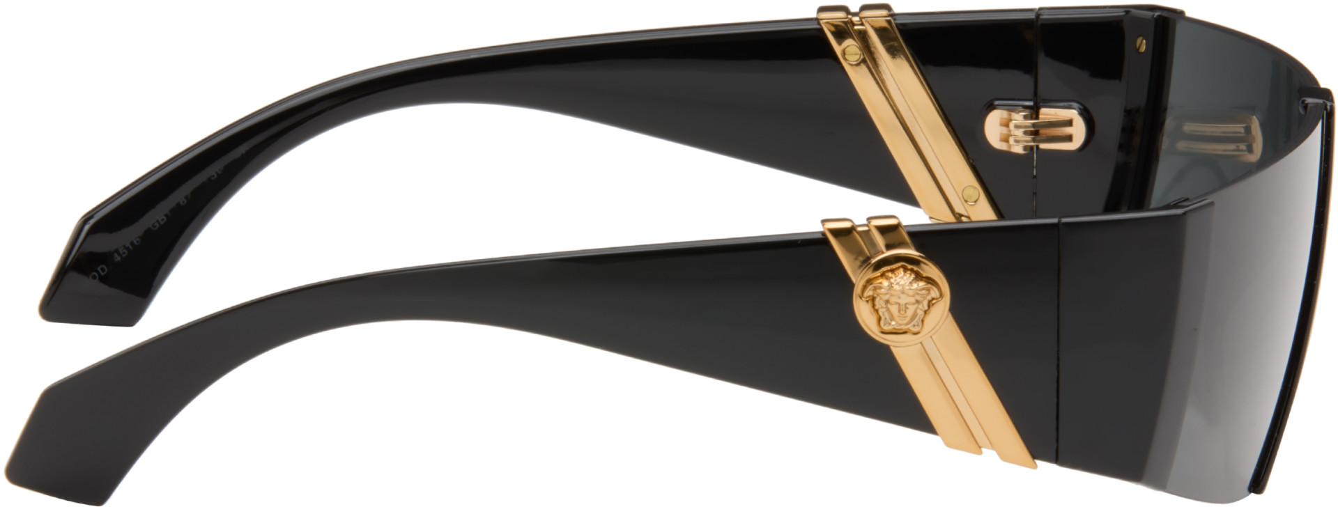 Versace - Black Edge Mask Sunglasses
