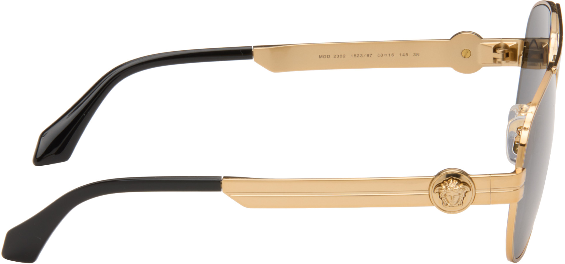 Versace - Gold Clarck Pilot Sunglasses