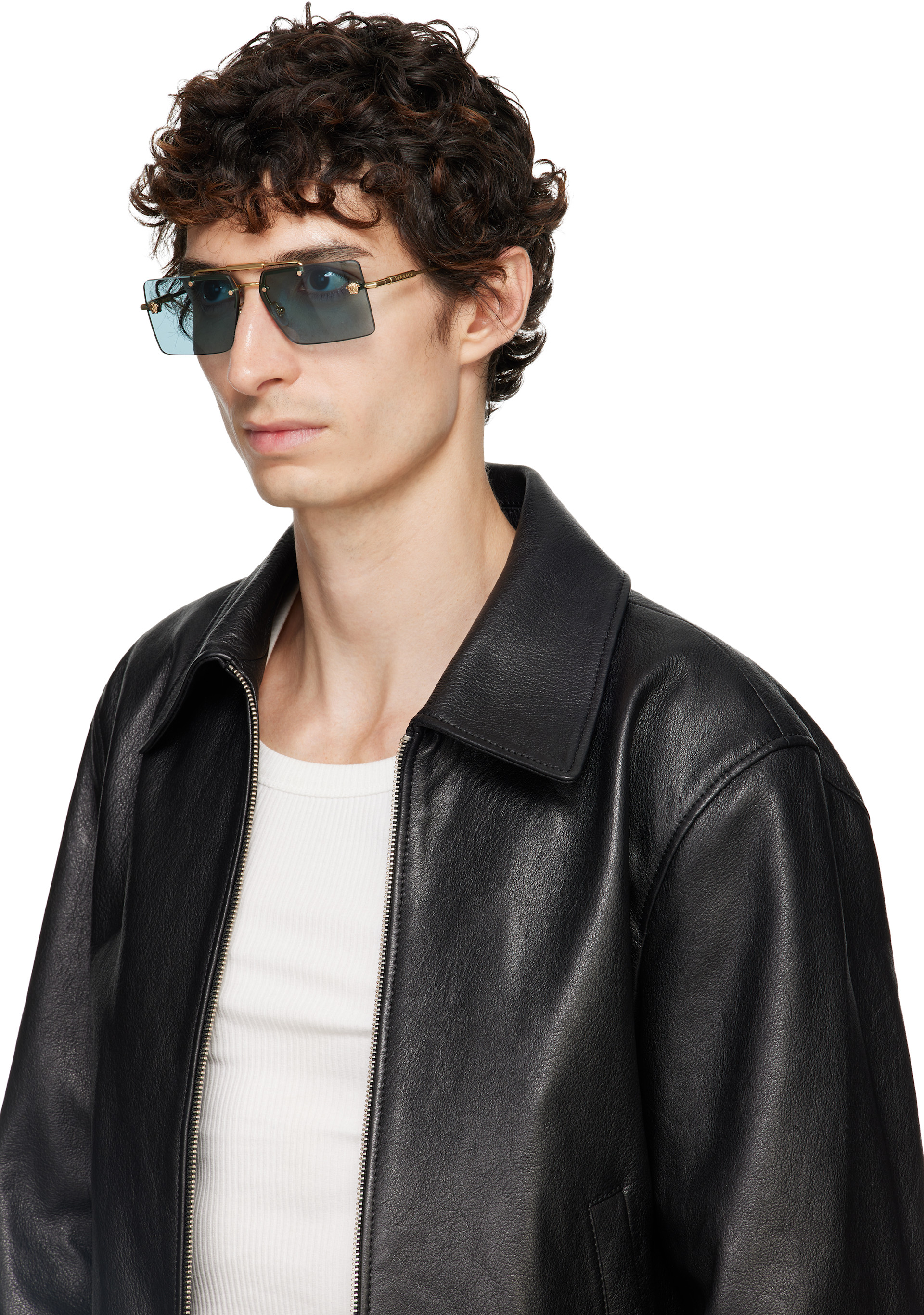 Versace: ゴールド メドゥーサ グラム サングラス | SSENSE 日本 Versace: ゴールド メドゥーサ グラム サングラス | SSENSE 日本