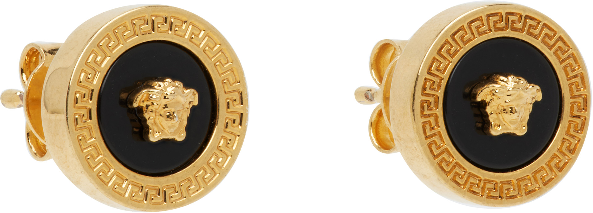 Versace - Boucles d'oreilles à logo Medusa