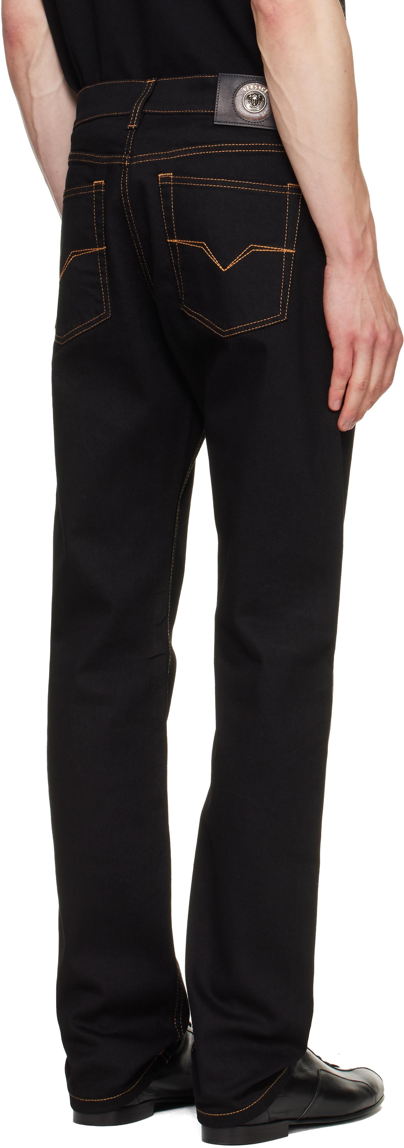 Versace - Jean fuselé noir