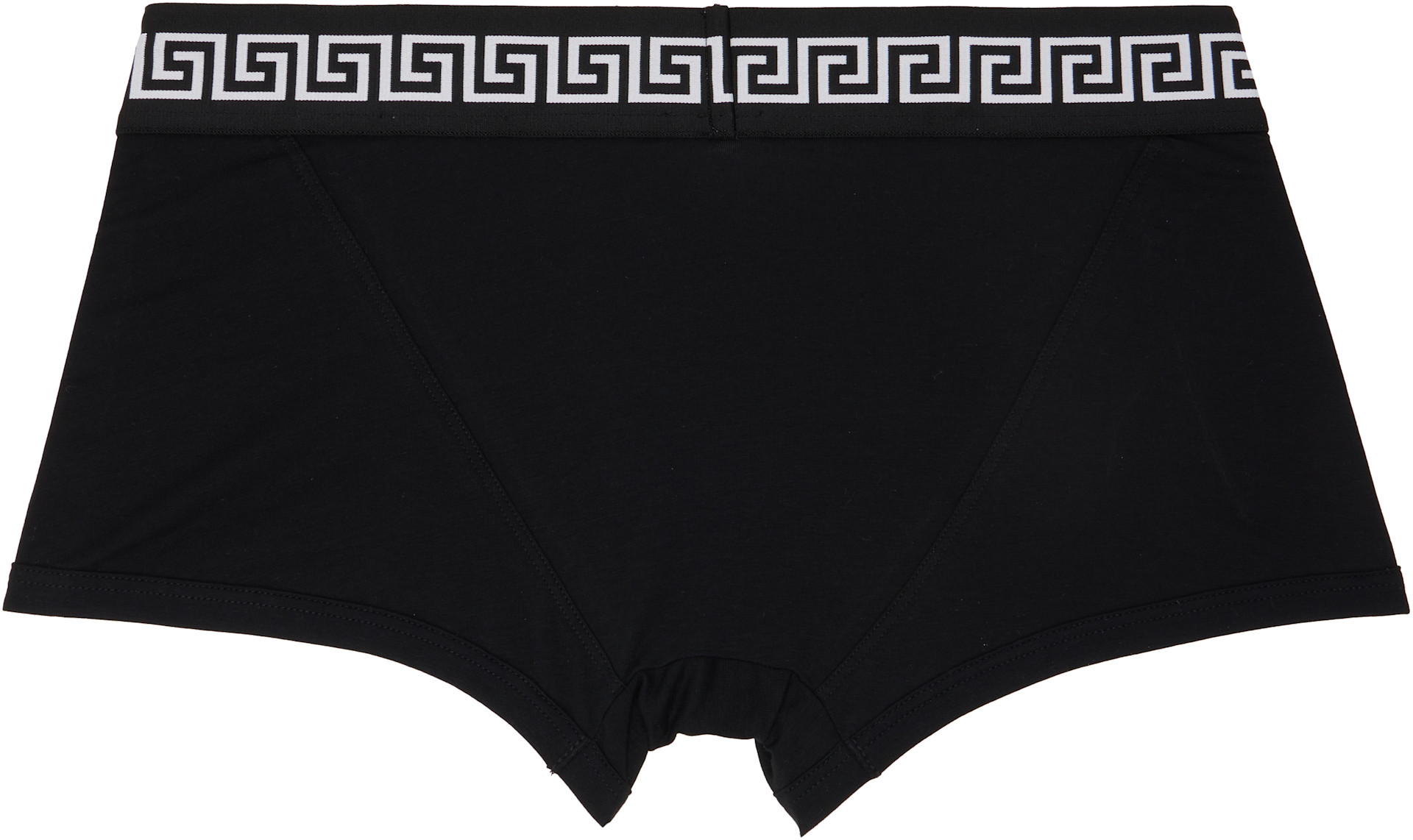 Versace - Three-Pack Black Cotton-Jersey Boxer Briefs