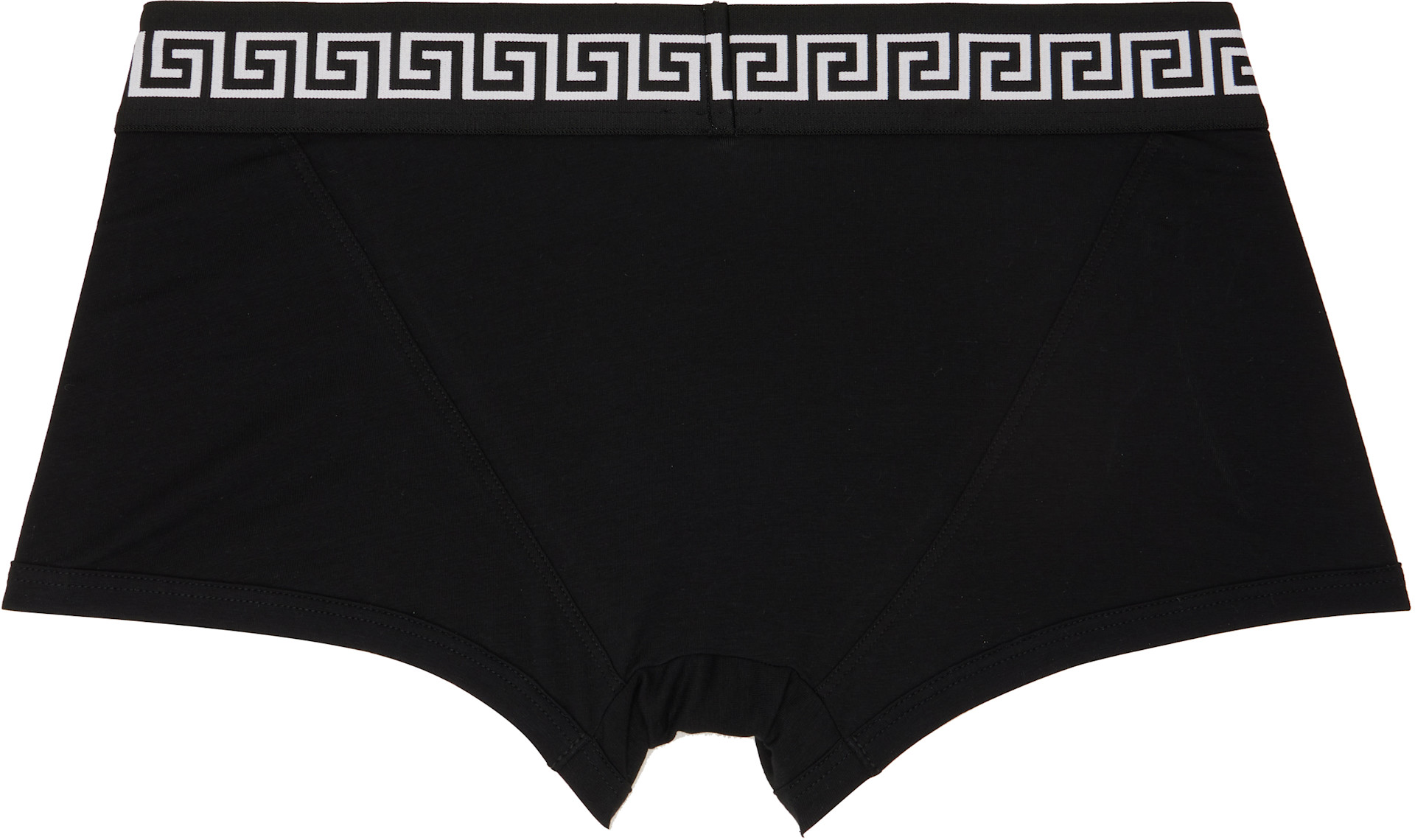 Versace - Two-Pack White & Black Jersey Boxer Briefs