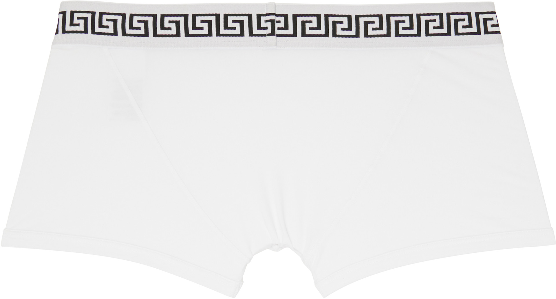 Versace - Two-Pack White & Black Jersey Boxer Briefs