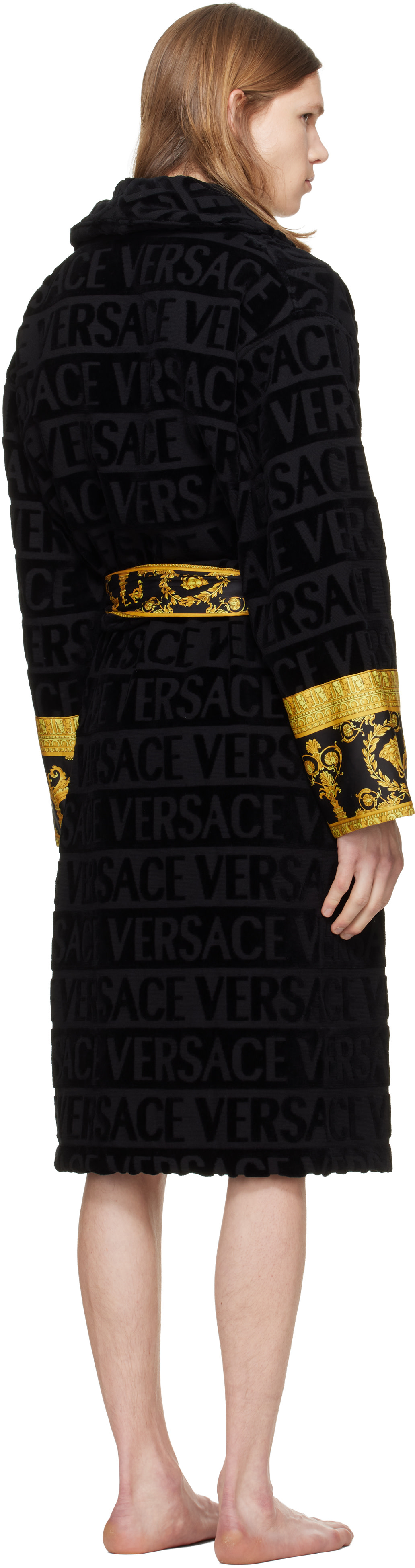 Versace - 블랙 아이 러브 바로크 바스 가운