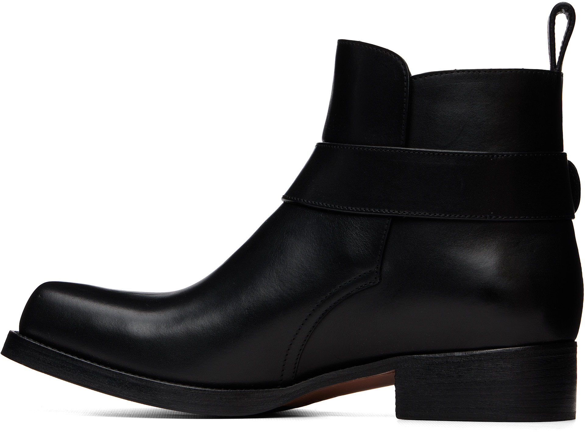 Versace - Black Orlando Leather Boots